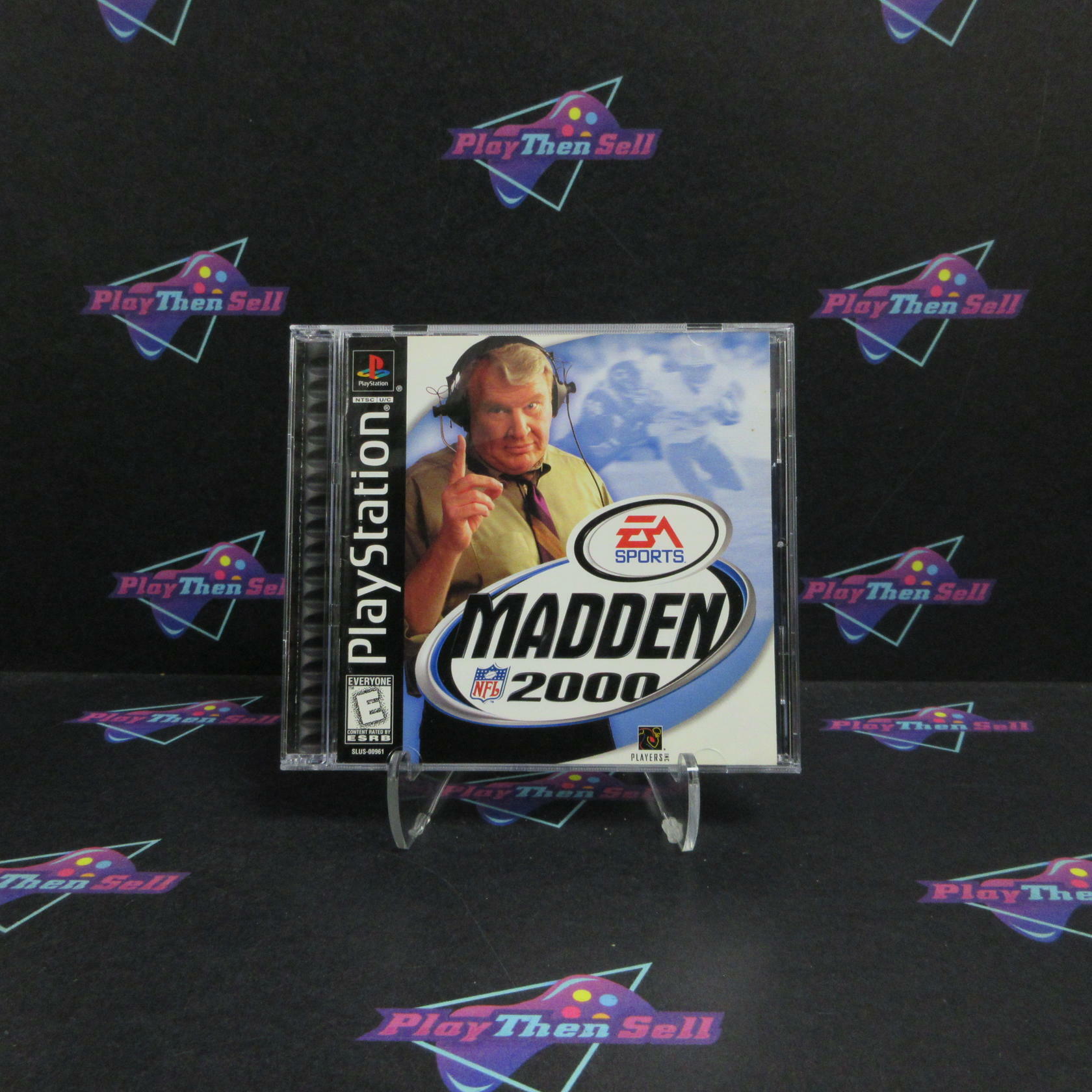 Madden NFL 2000 PS1 PlayStation 1 MD + Reg Card Complete CIB - Very Good