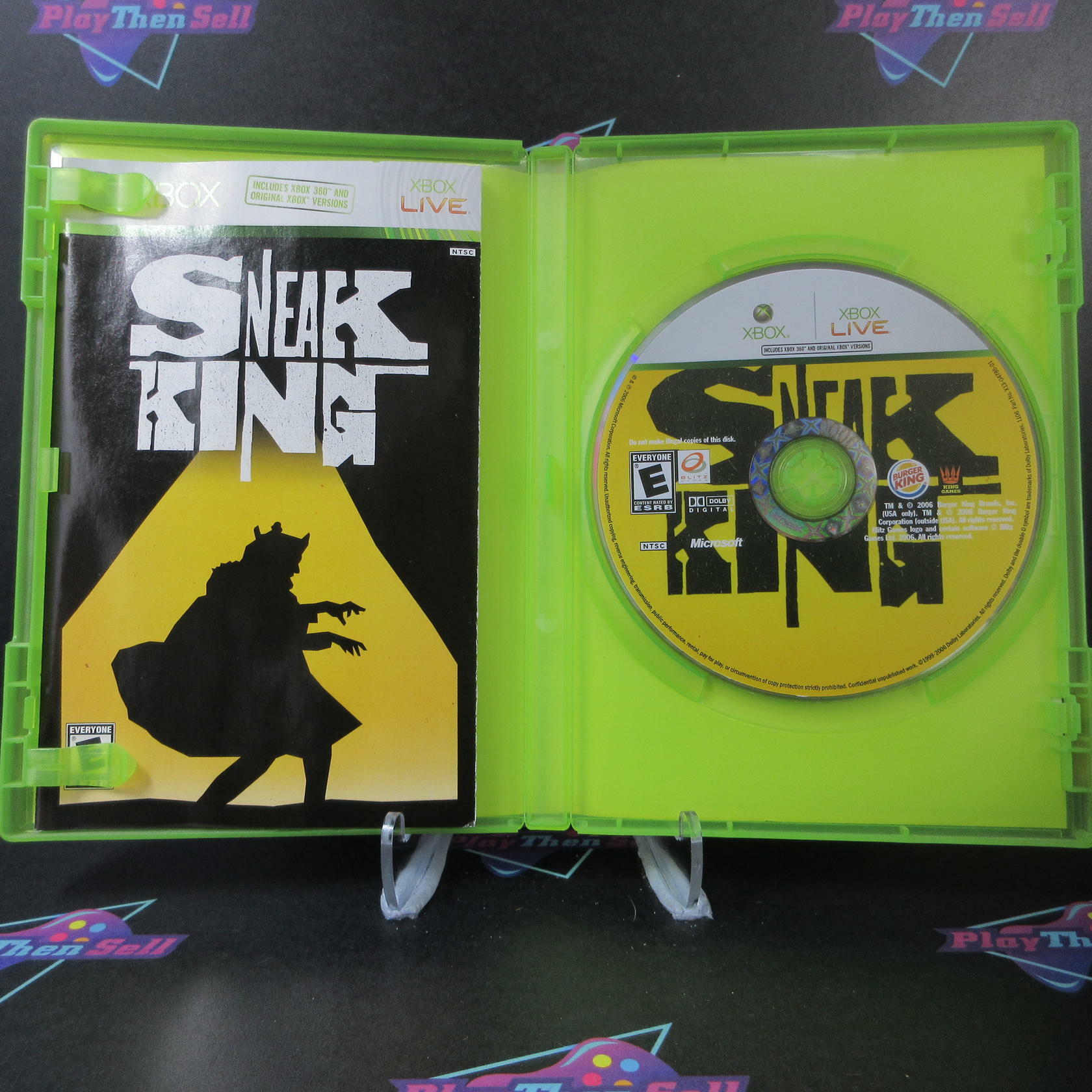 Sneak King Xbox 360 AD Complete CIB - Very Good