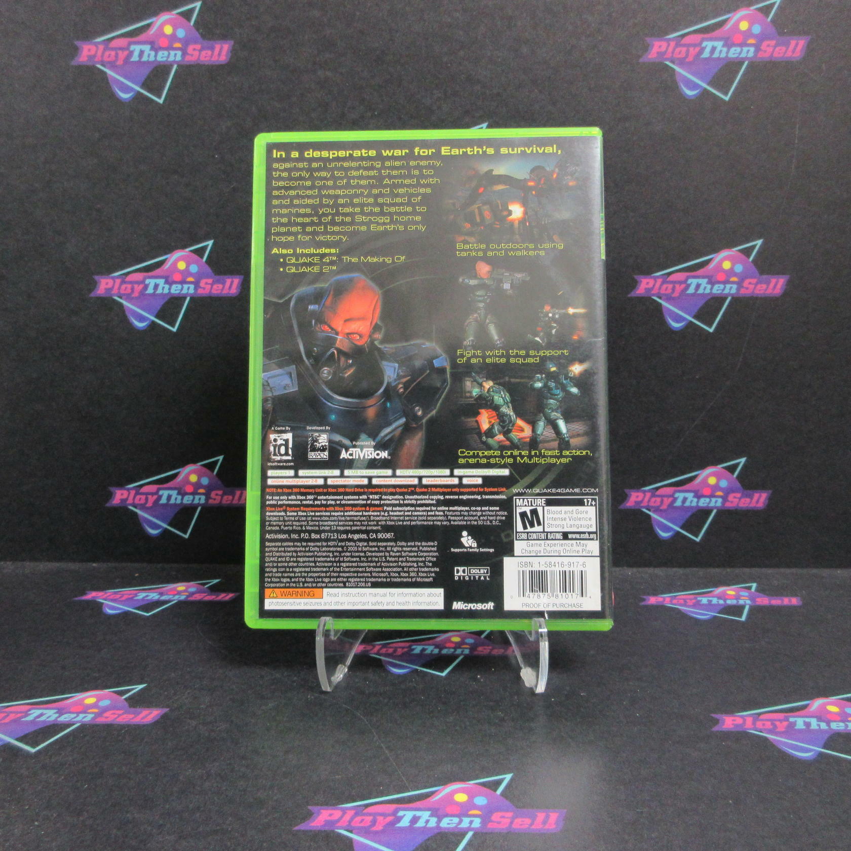 Quake 4 Xbox 360 AD/NM - Very Good