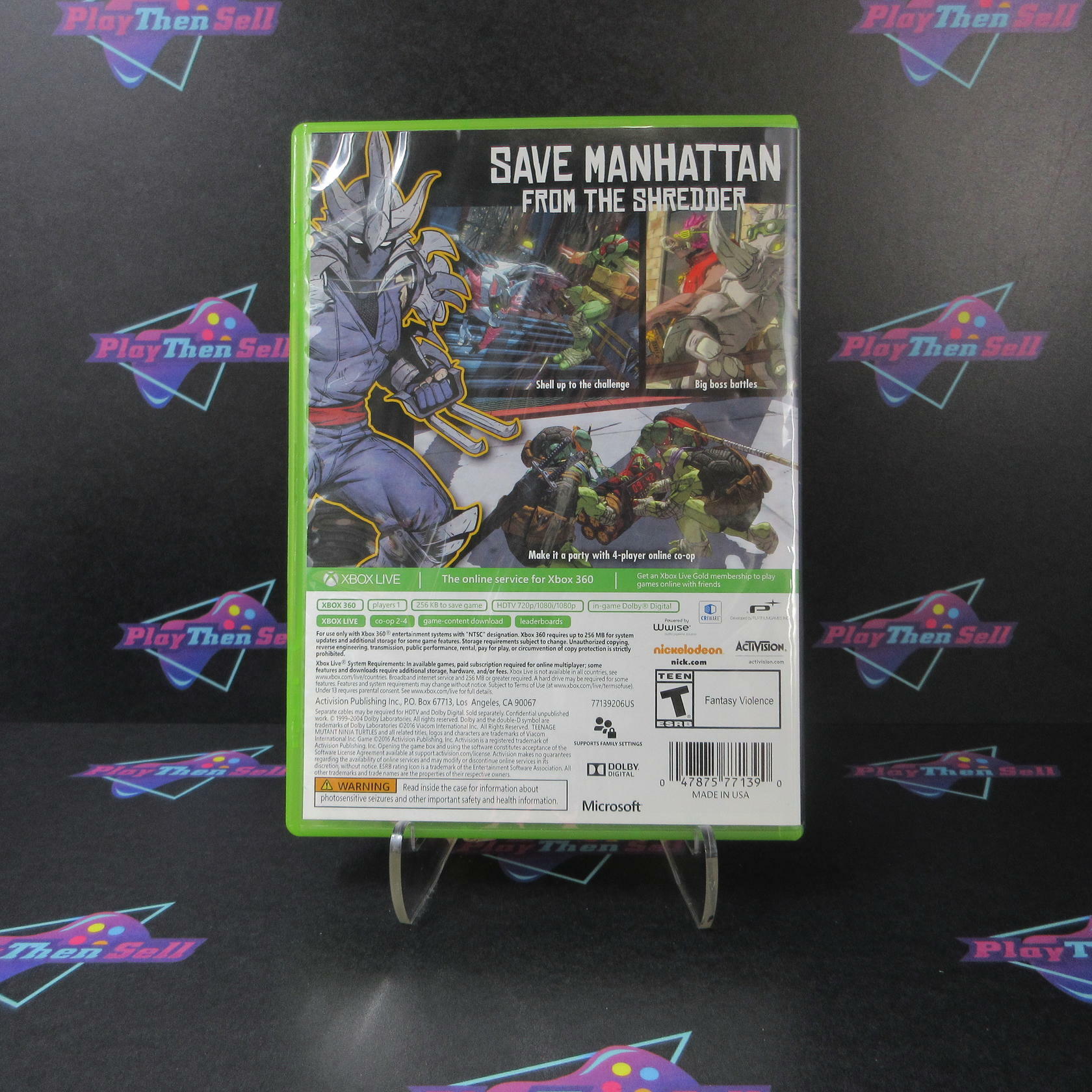 Teenage Mutant Ninja Turtles Mutants in Manhattan Xbox 360 AD - Very Good