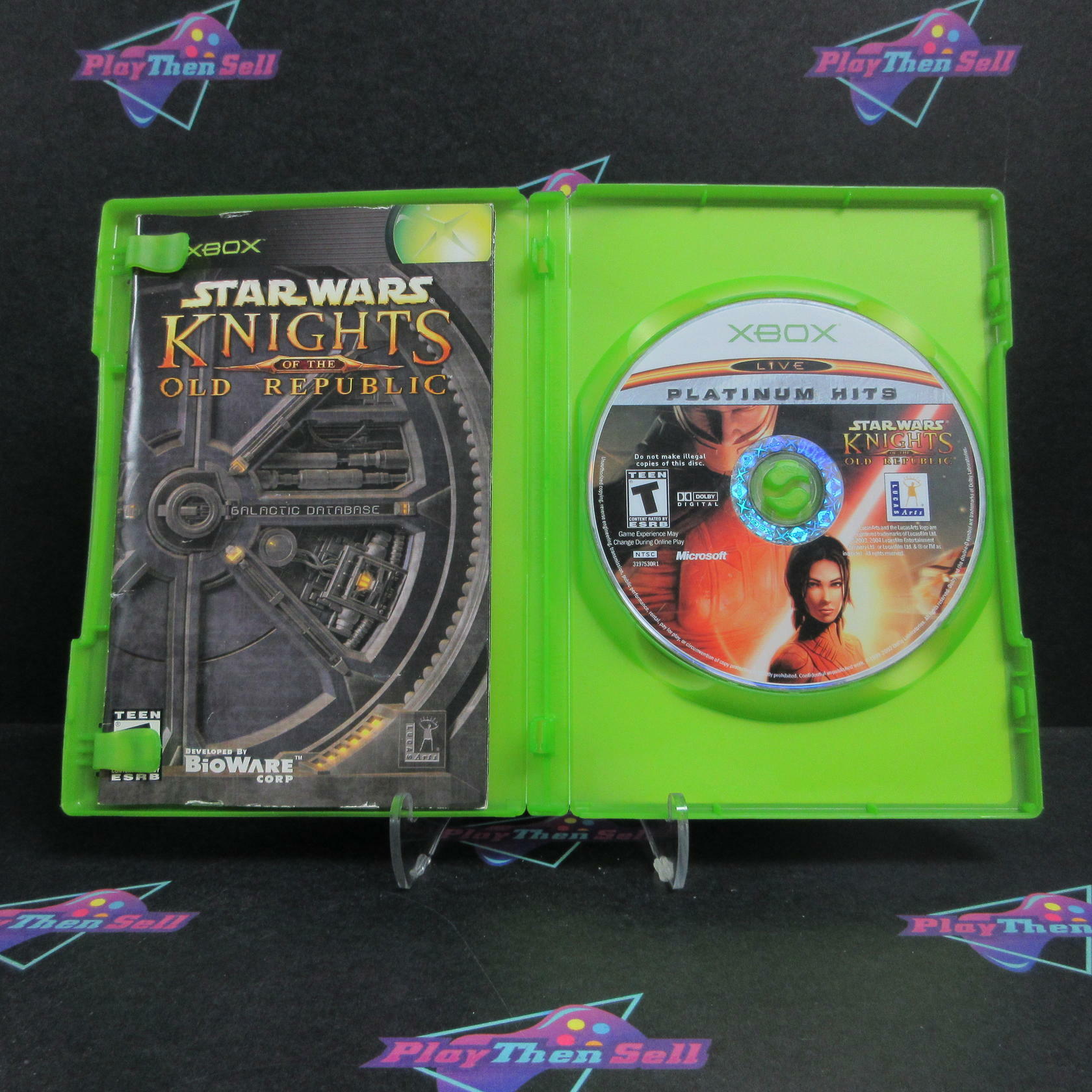 Star Wars Knights of the Old Republic Xbox PH AD Complete CIB - Very Good