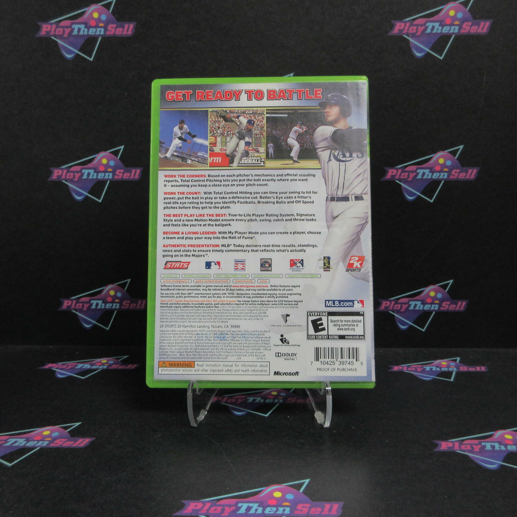 MLB 2K10 Xbox 360 AD/NM - Very Good