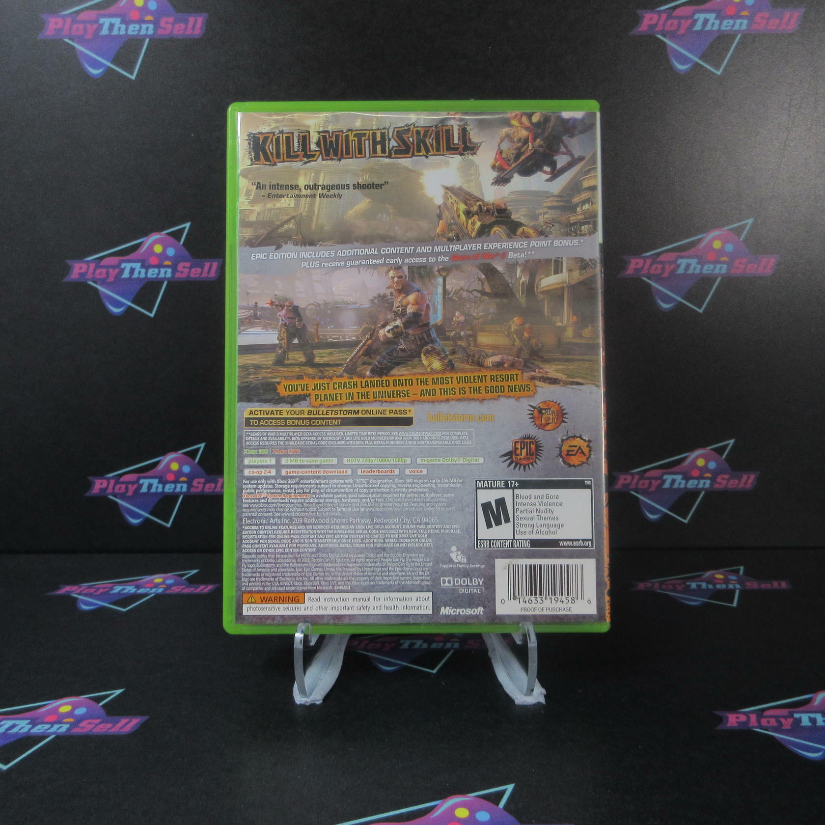 Bulletstorm Epic Edition Xbox 360 AD Complete CIB - Very Good