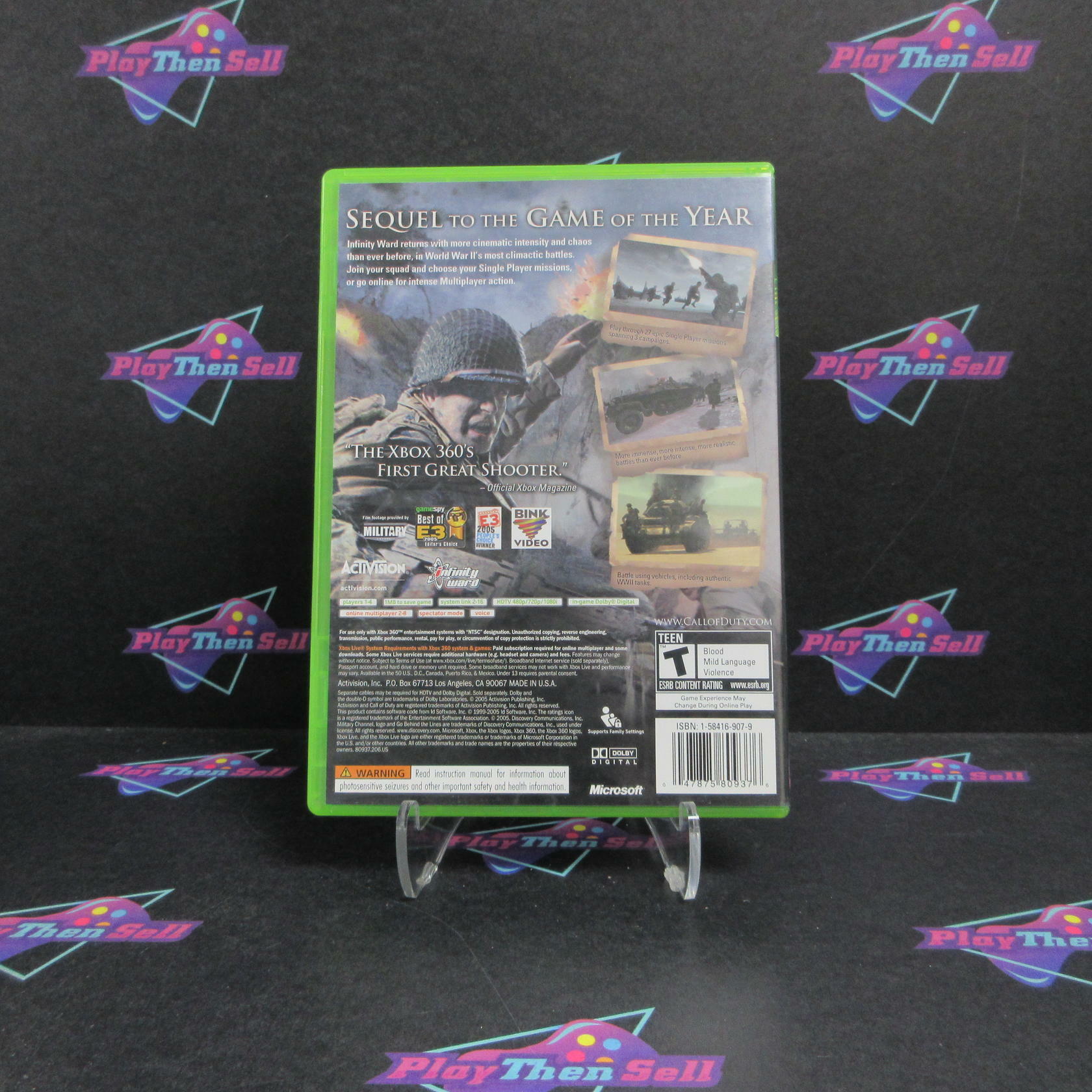 Call of Duty 2 Xbox 360 DD Complete CIB - Very Good