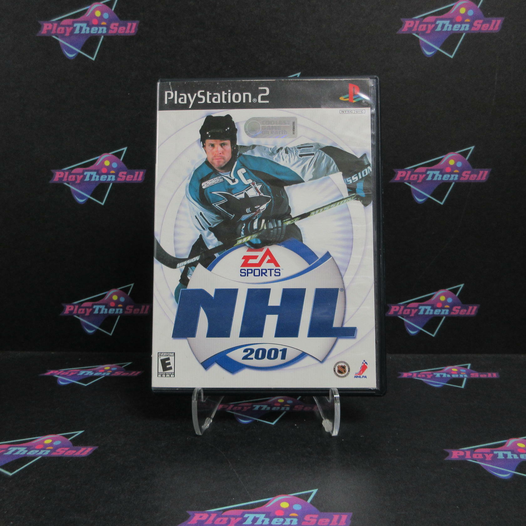 NHL 2001 PS2 PlayStation 2 AD/MD + Reg Card Complete CIB - Very Good