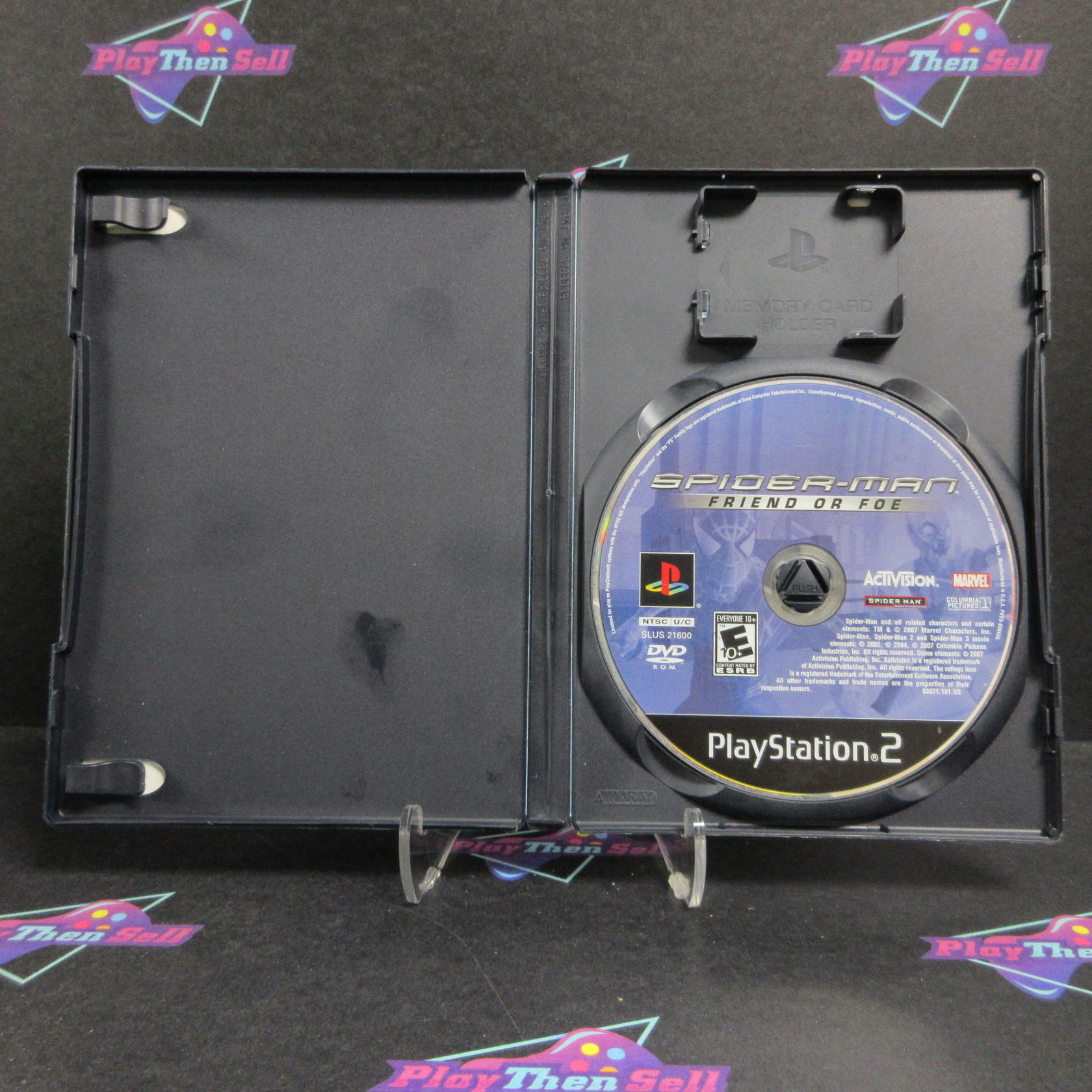 Spiderman Friend or Foe PS2 PlayStation 2 AD/NM - Very Good