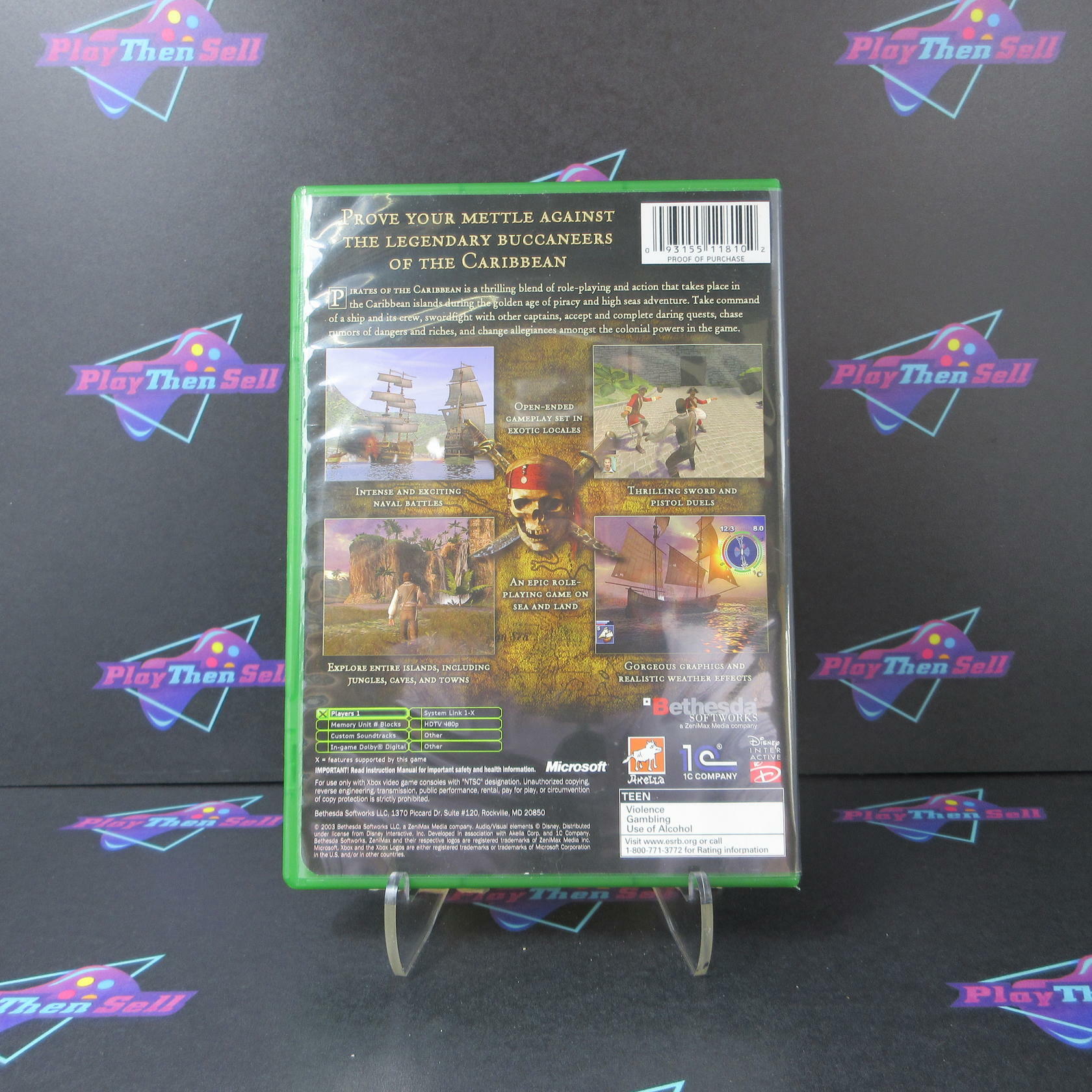 Pirates of the Caribbean Xbox - Very Good