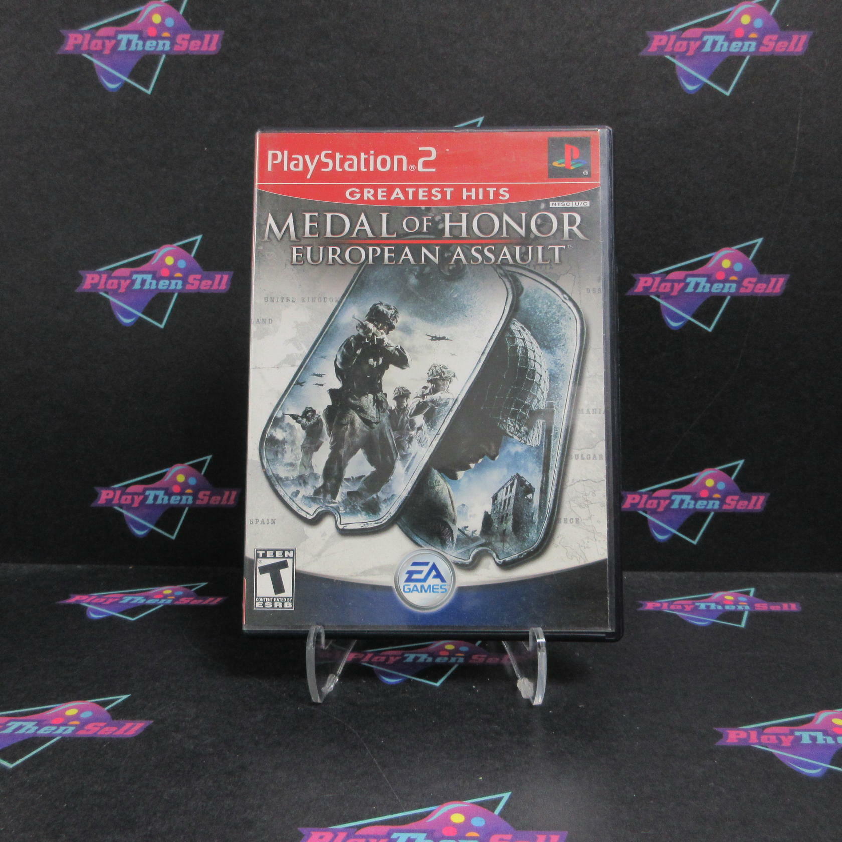 Medal of Honor European Assault PS2 PlayStation 2 GH BL Disc MD Complete CIB - Very Good