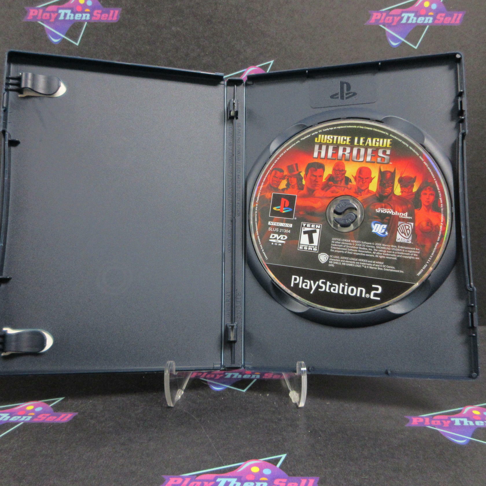 Justice League Heroes PS2 PlayStation 2 - Very Good