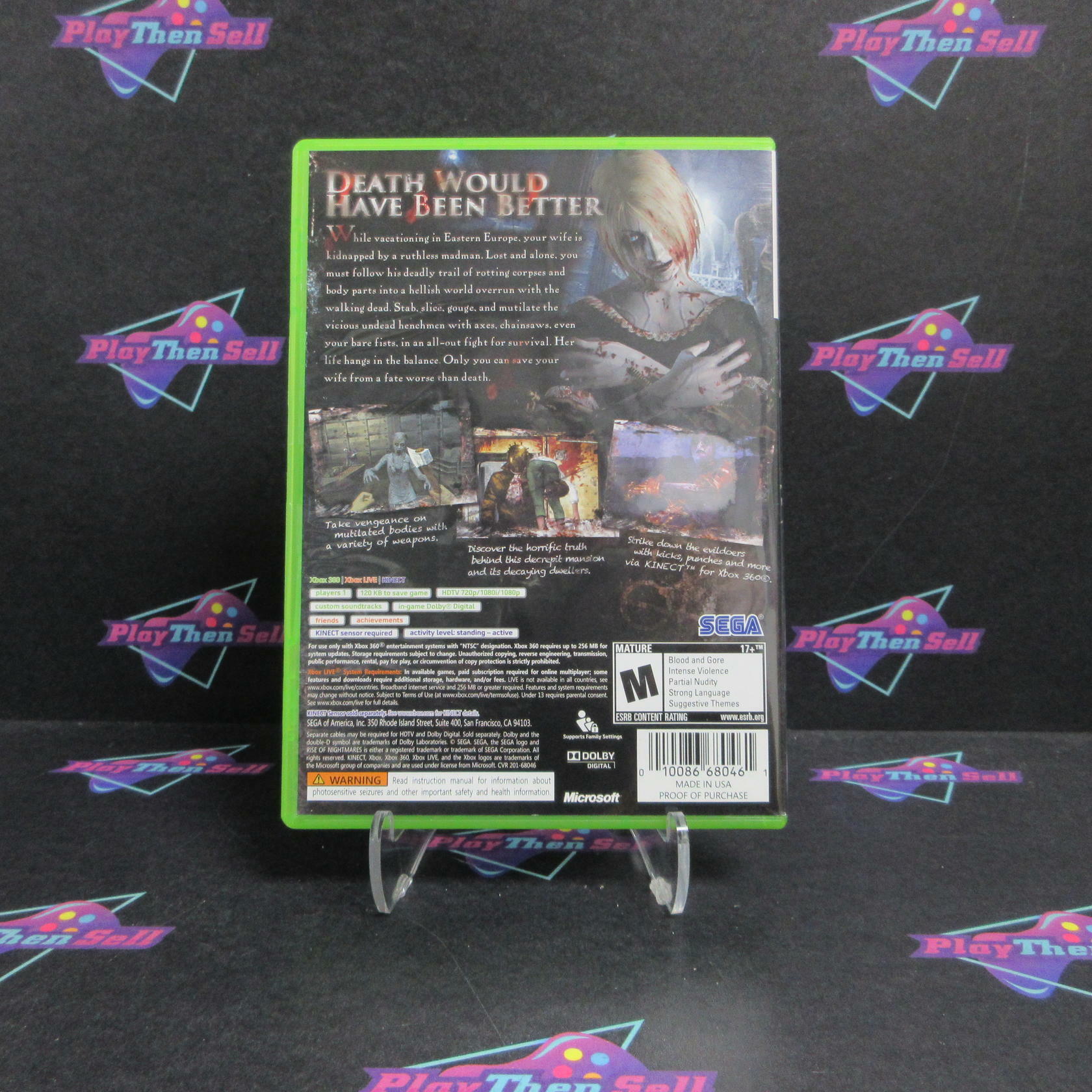 Rise of Nightmares Xbox 360 - Very Good
