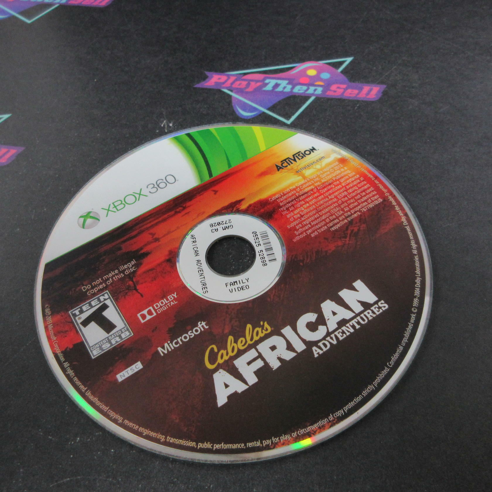 Cabela's African Adventures Xbox 360 AD/DD Complete CIB - Very Good