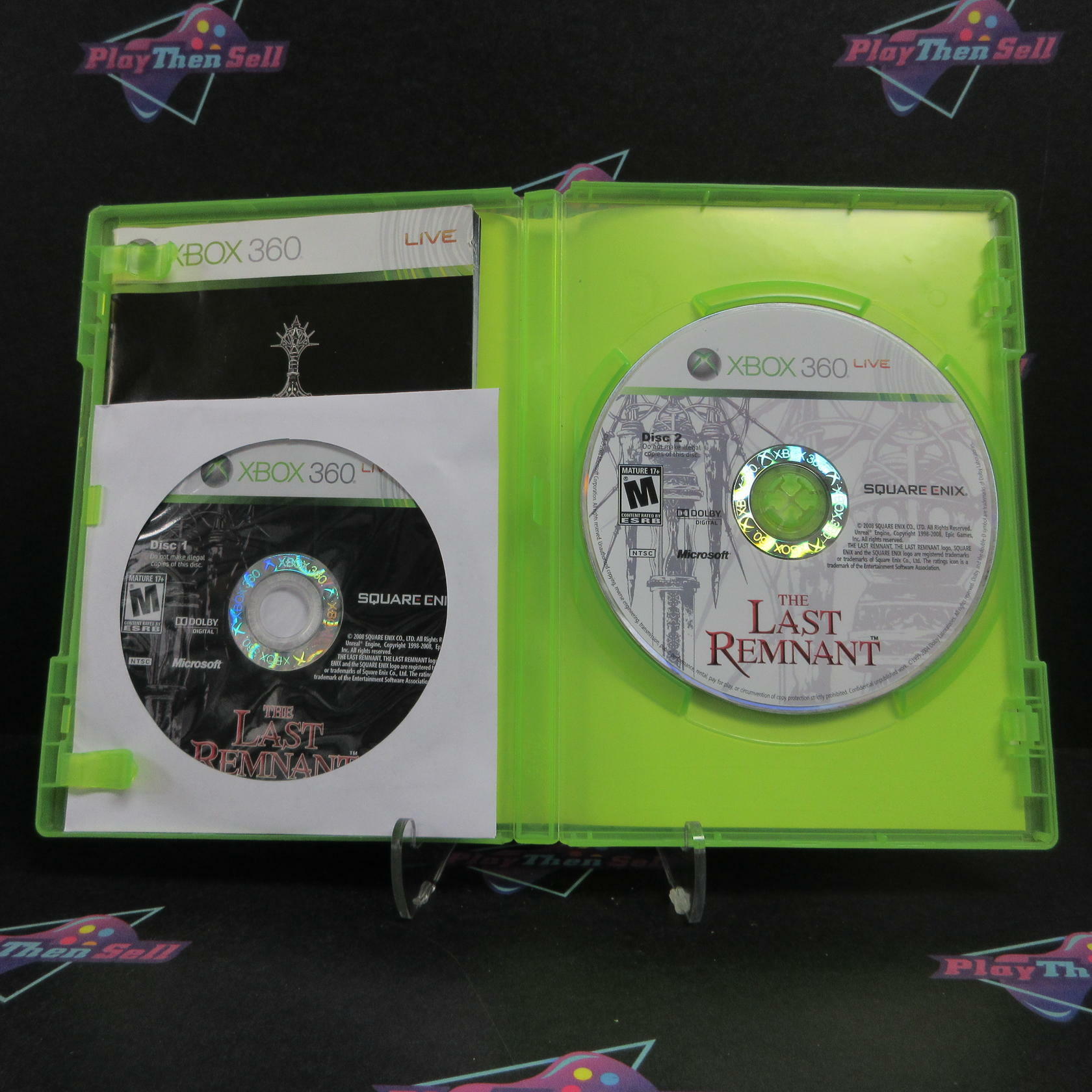 The Last Remnant Xbox 360 Rental Art AD Complete CIB - Very Good