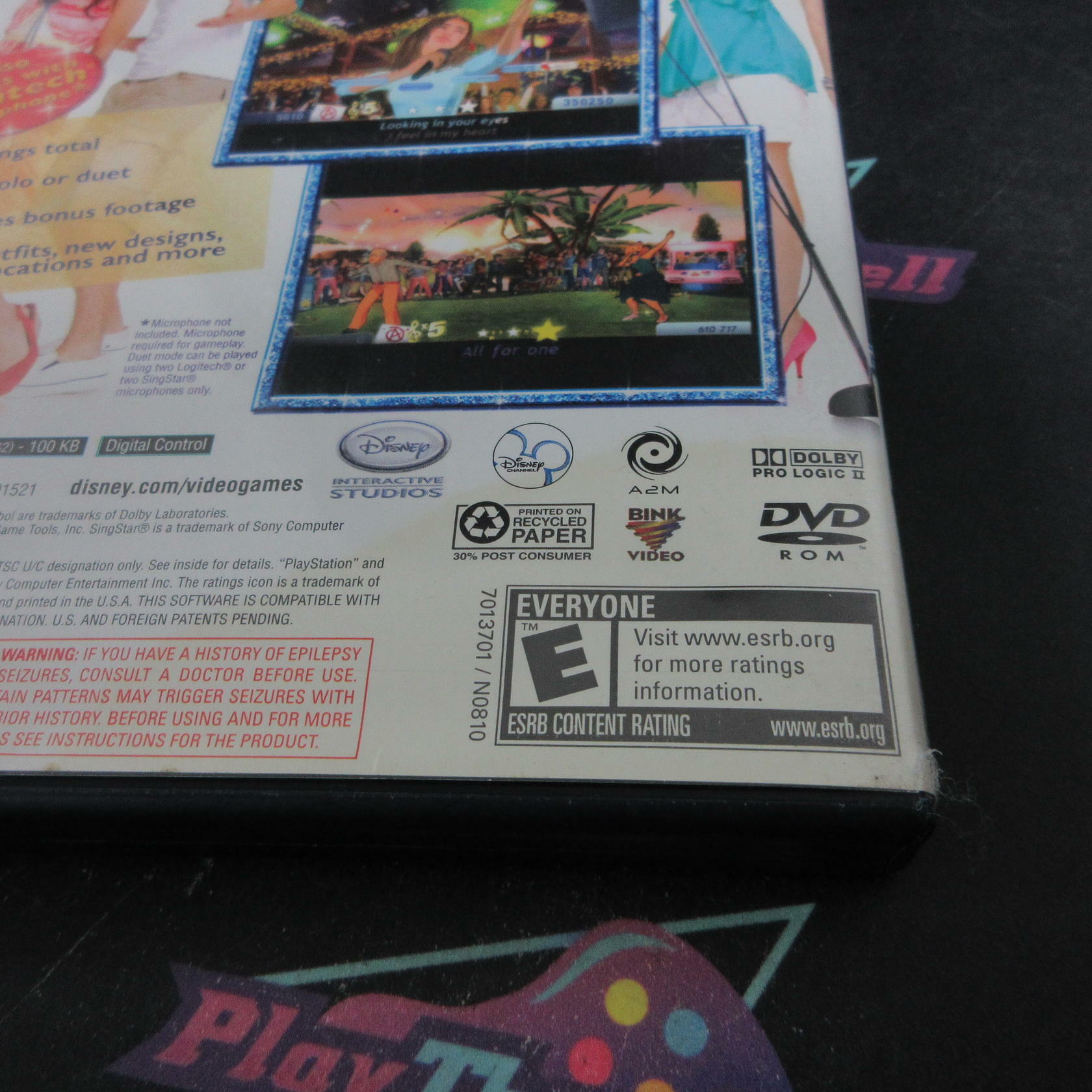 High School Musical Sing it PS2 PlayStation 2 AD/NM - Very Good