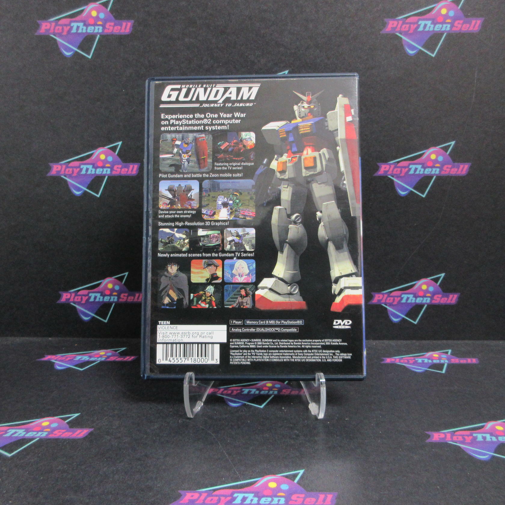 Gundam Journey to Jaburo PS2 PlayStation 2 DD + Reg Card Complete CIB - Very Good