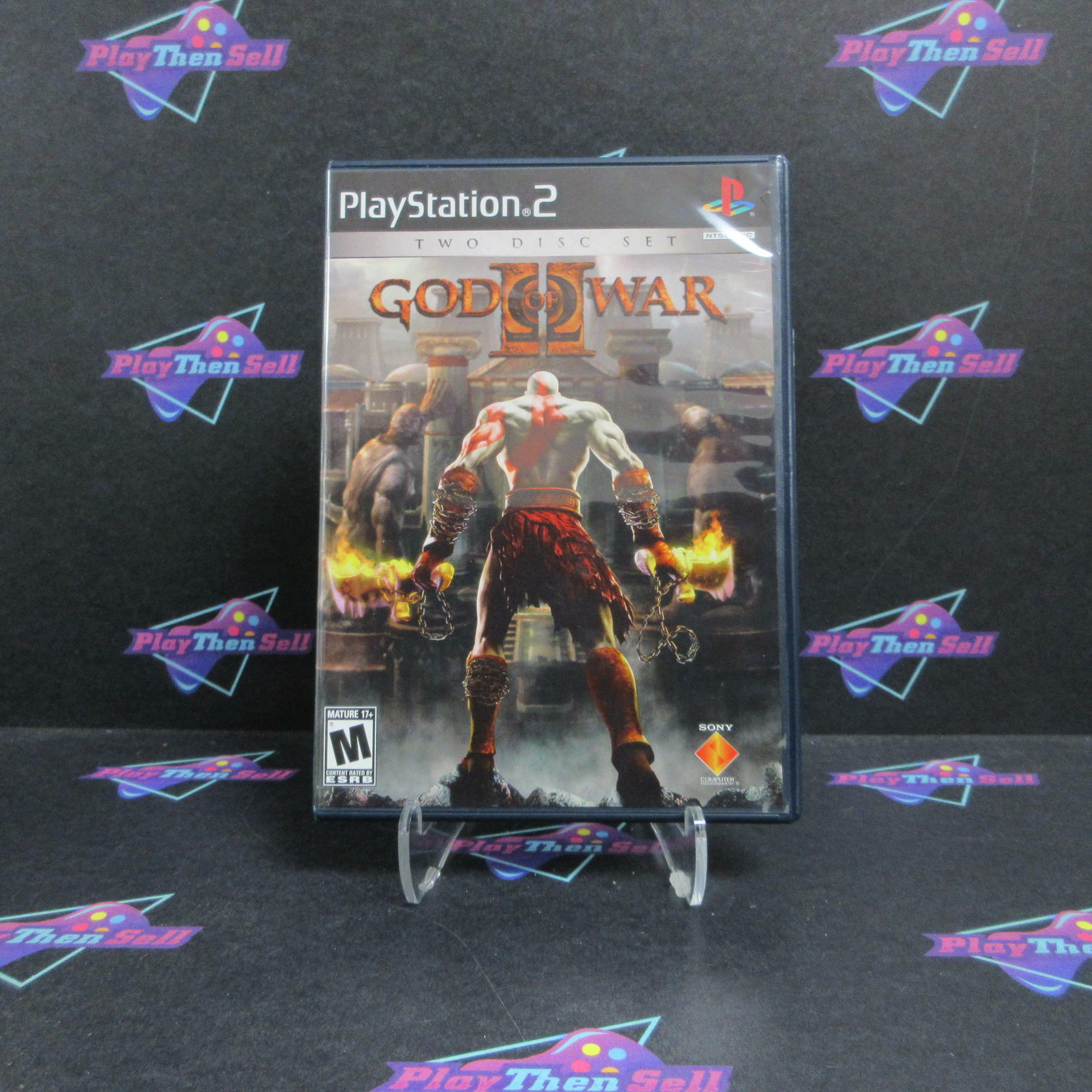 God of War 2 PS2 PlayStation 2 MD Complete CIB - Very Good