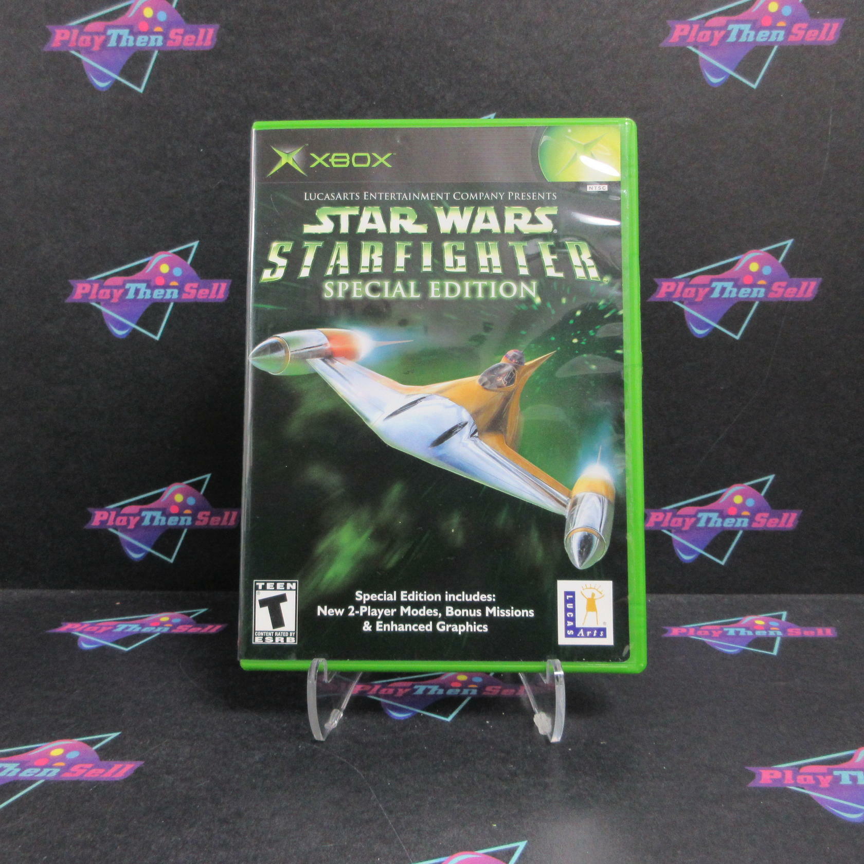 Star Wars Starfighter Special Edition Xbox AD/MD + Reg Card Complete CIB - Very Good
