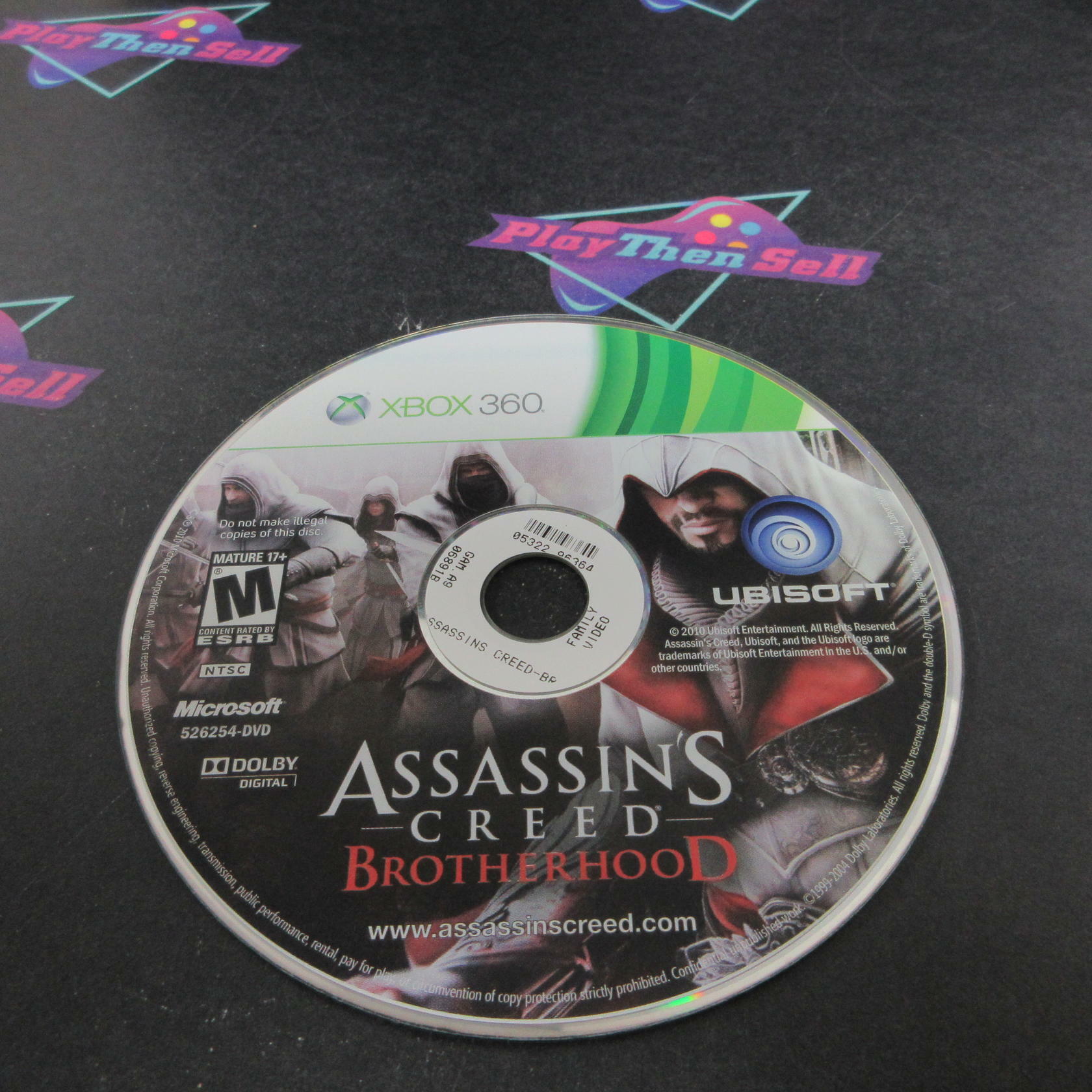 Assassin's Creed Brotherhood Xbox 360 DD/NM - Very Good