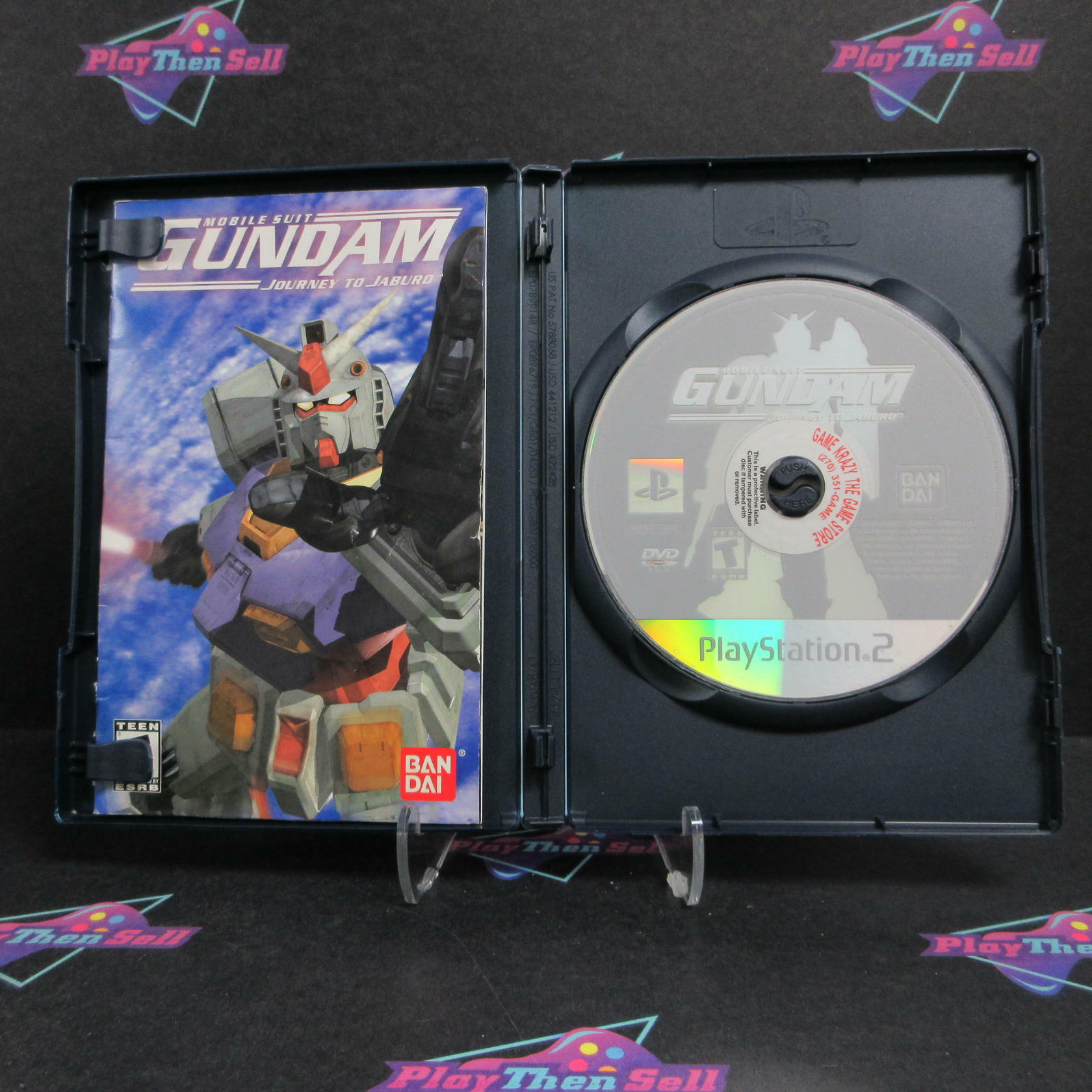 Gundam Journey to Jaburo PS2 PlayStation 2 DD + Reg Card Complete CIB - Very Good