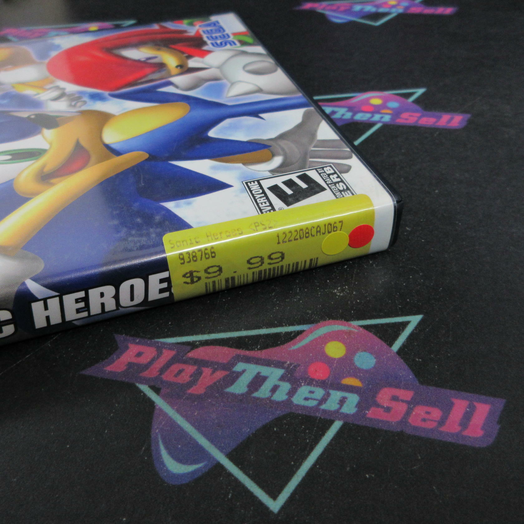Sonic Heroes PS2 PlayStation 2 AD + Reg Card Complete CIB - Very Good