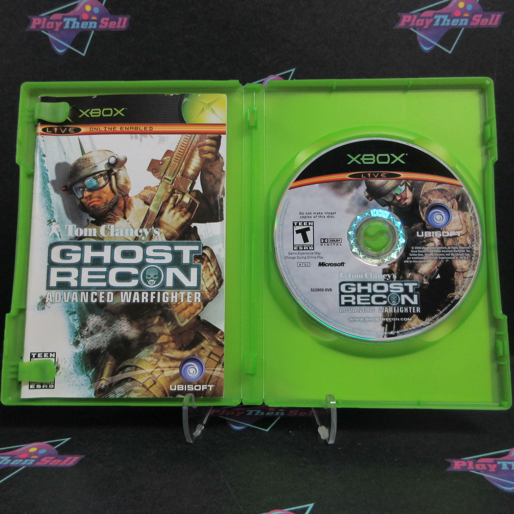 Tom Clancy's Ghost Recon Advanced Warfighter Xbox MD Complete CIB - Very Good