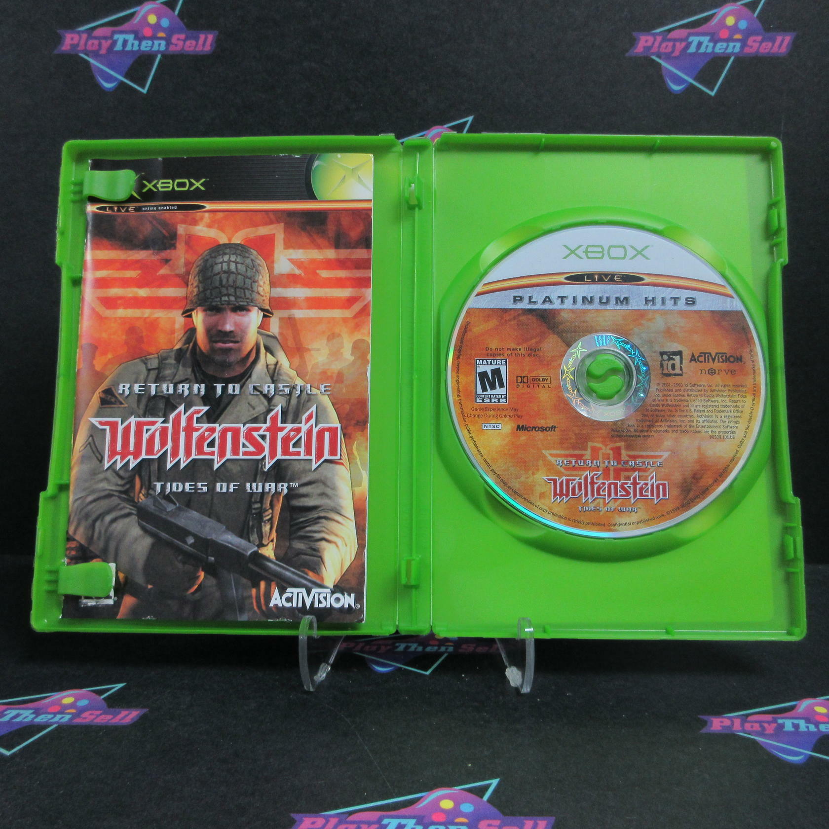 Return to Castle Wolfenstein Tides of War PH Xbox AD Complete CIB - Very Good