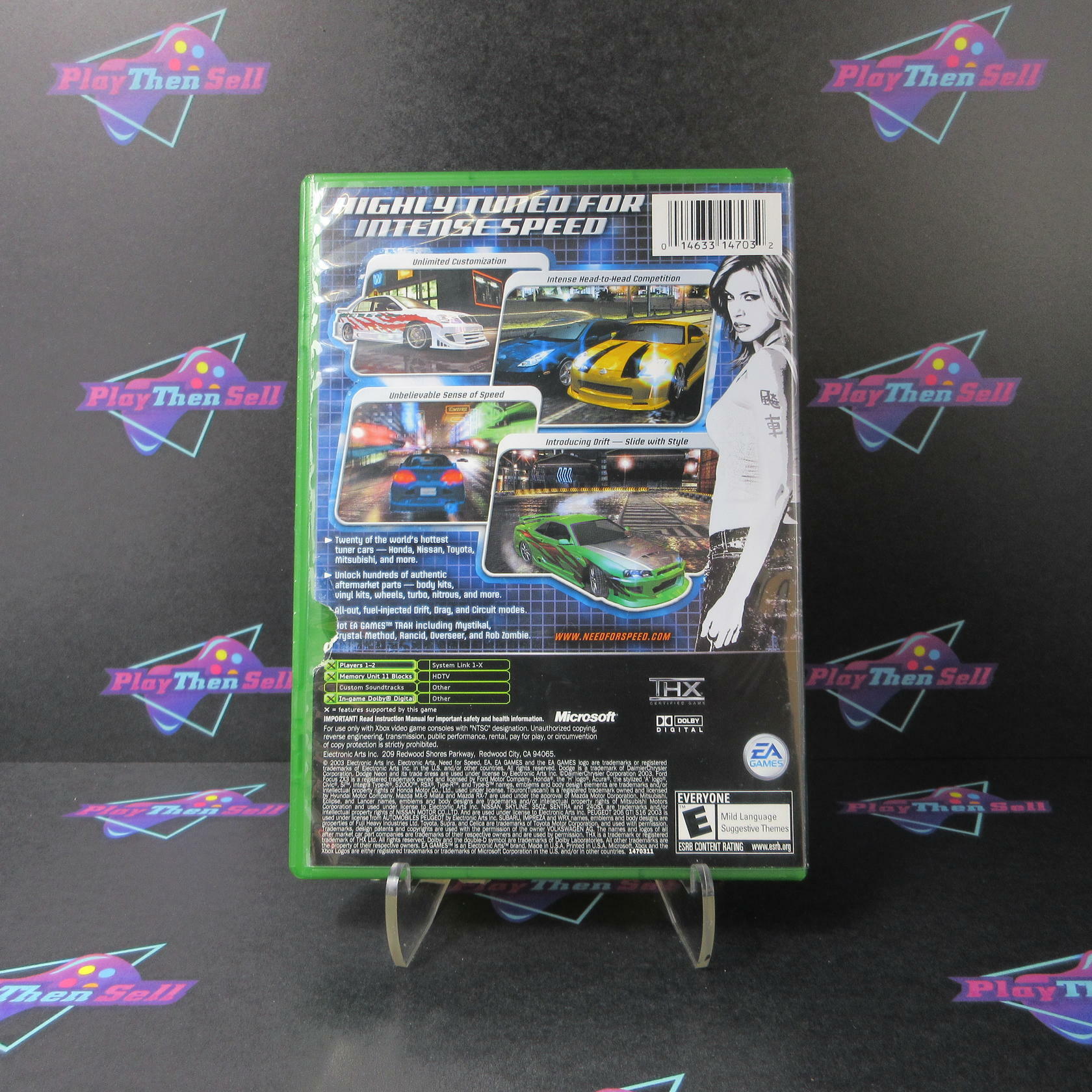 Need For Speed Underground Xbox AD/NM - Very Good