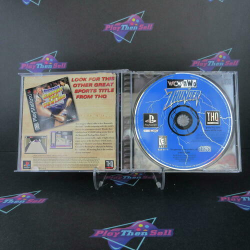 WCW NWO Thunder PS1 PlayStation 1 MD Complete CIB - Very Good