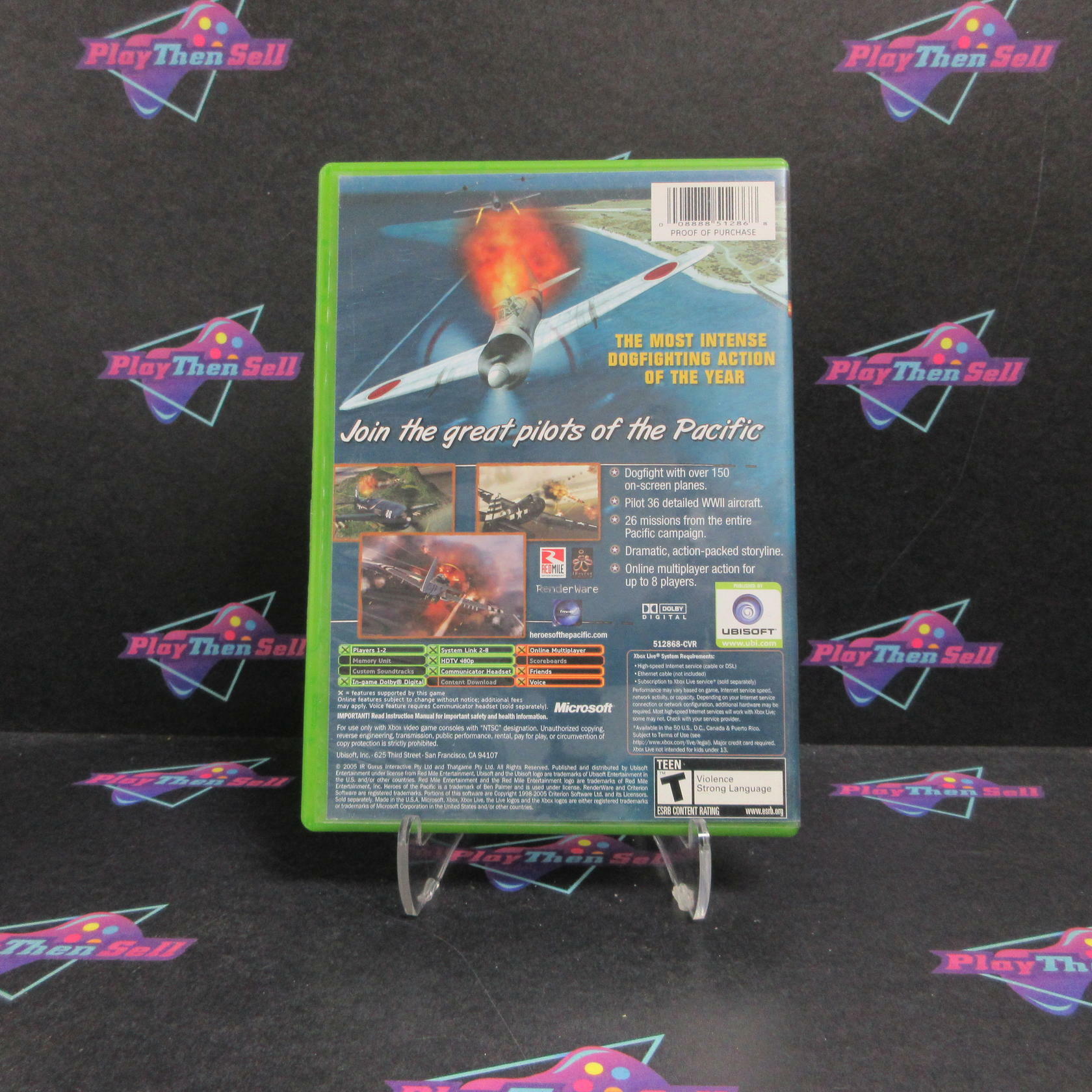 Heroes of the Pacific Xbox AD Complete - Very Good