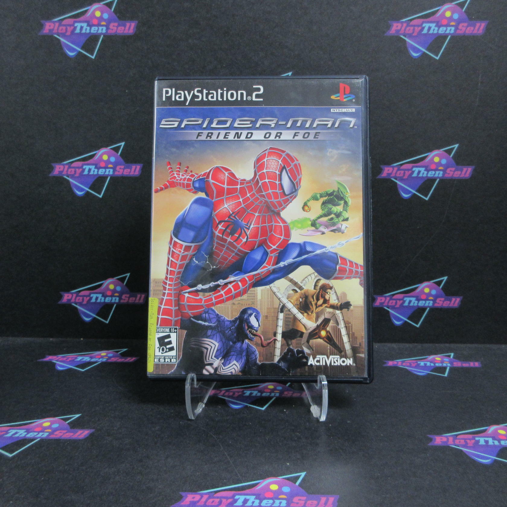 Spiderman Friend or Foe PS2 PlayStation 2 AD/NM - Very Good