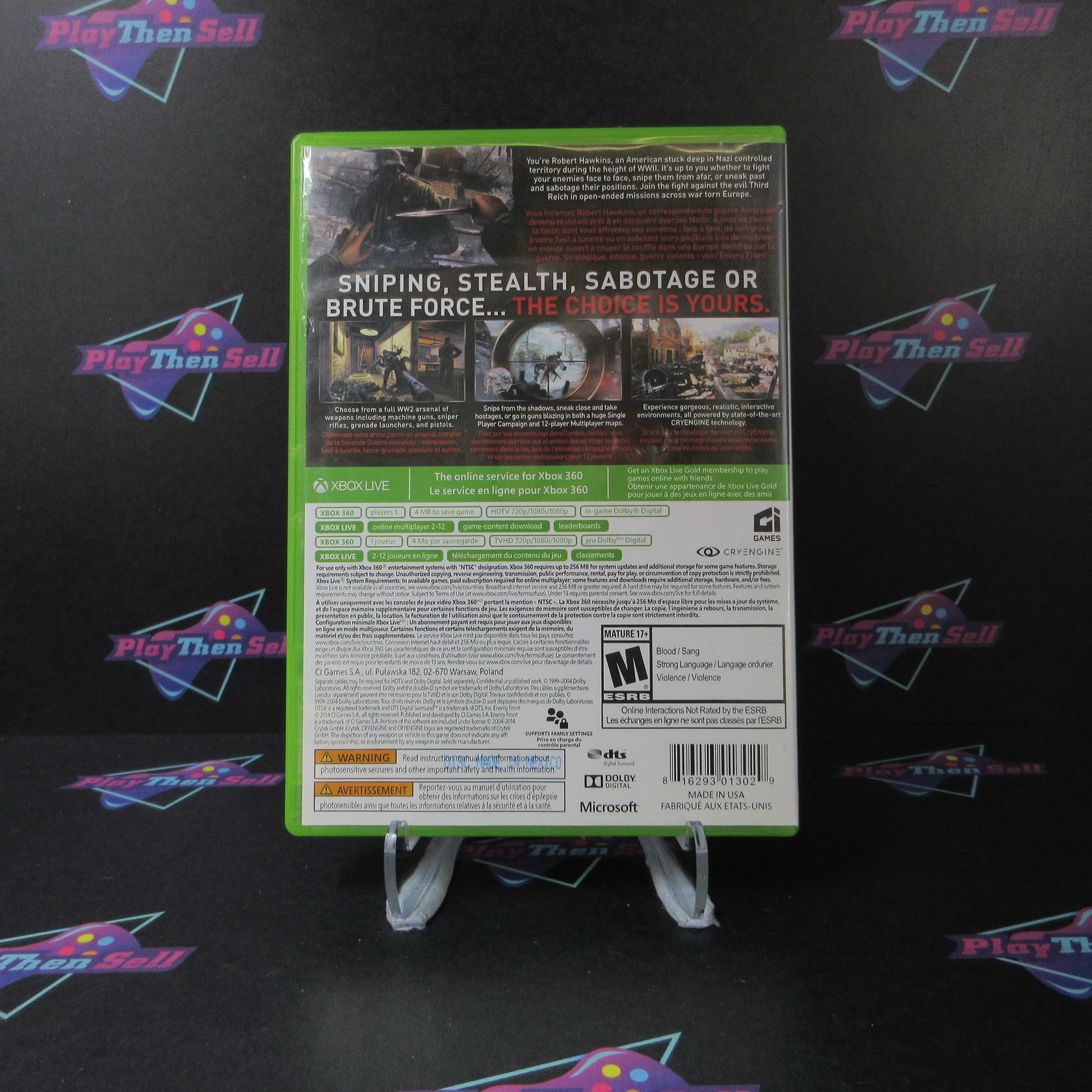 Enemy Front Xbox 360 - Very Good