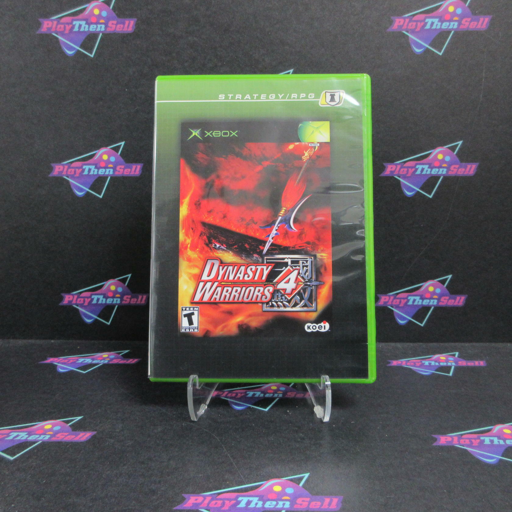 Dynasty Warriors 4 Xbox Rental Art AD/NM - Very Good