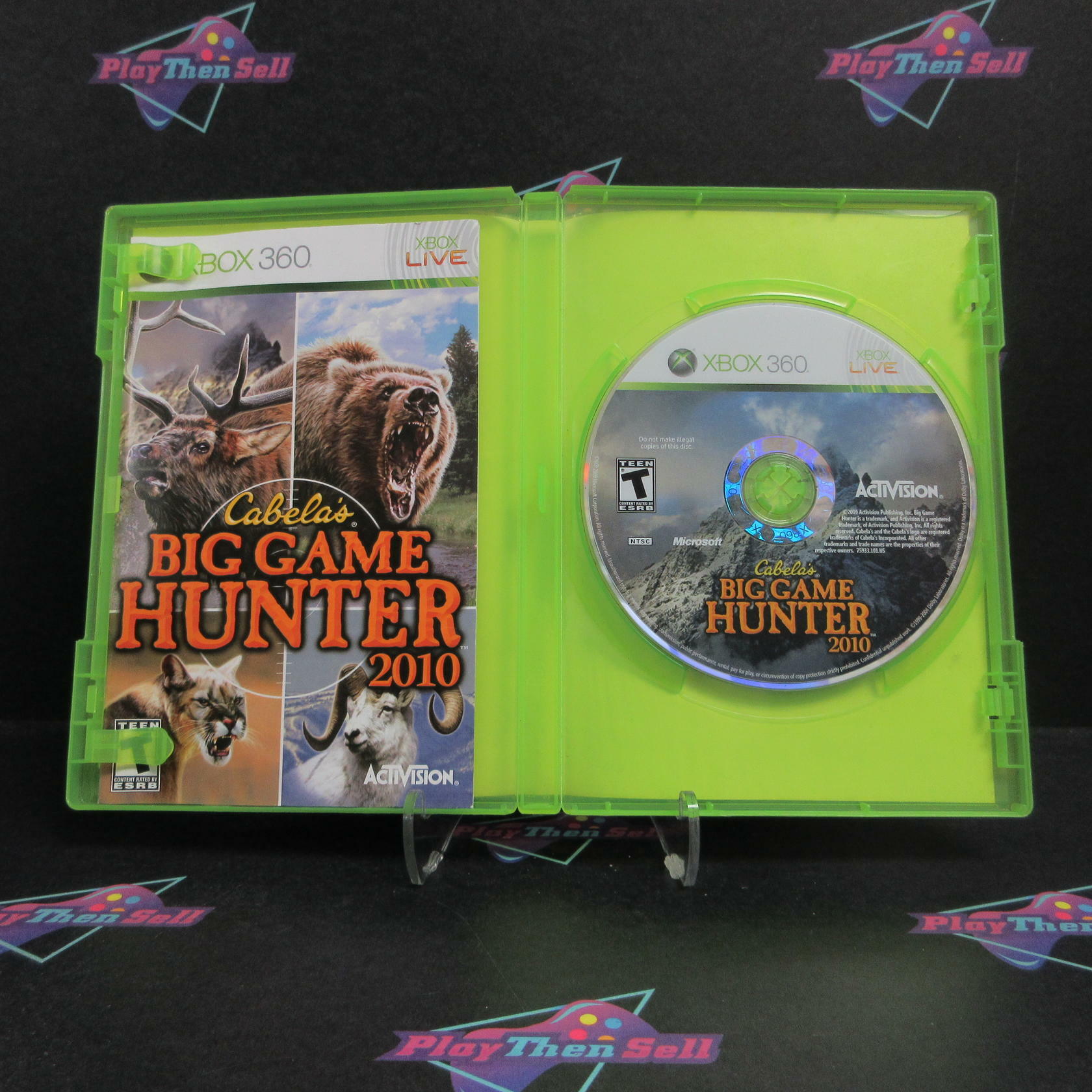 Cabela's Big Game Hunter 2010 Xbox 360 AD Complete CIB - Very Good