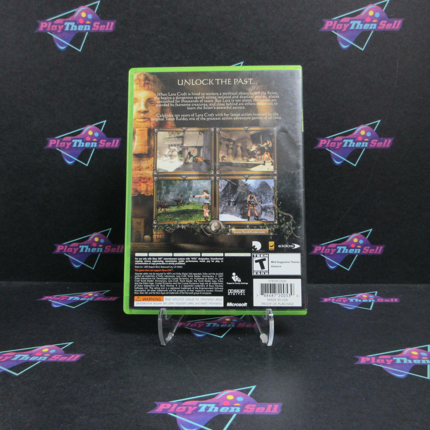 Lara Croft Tomb Raider Anniversary Xbox 360 MD Complete CIB - Very Good