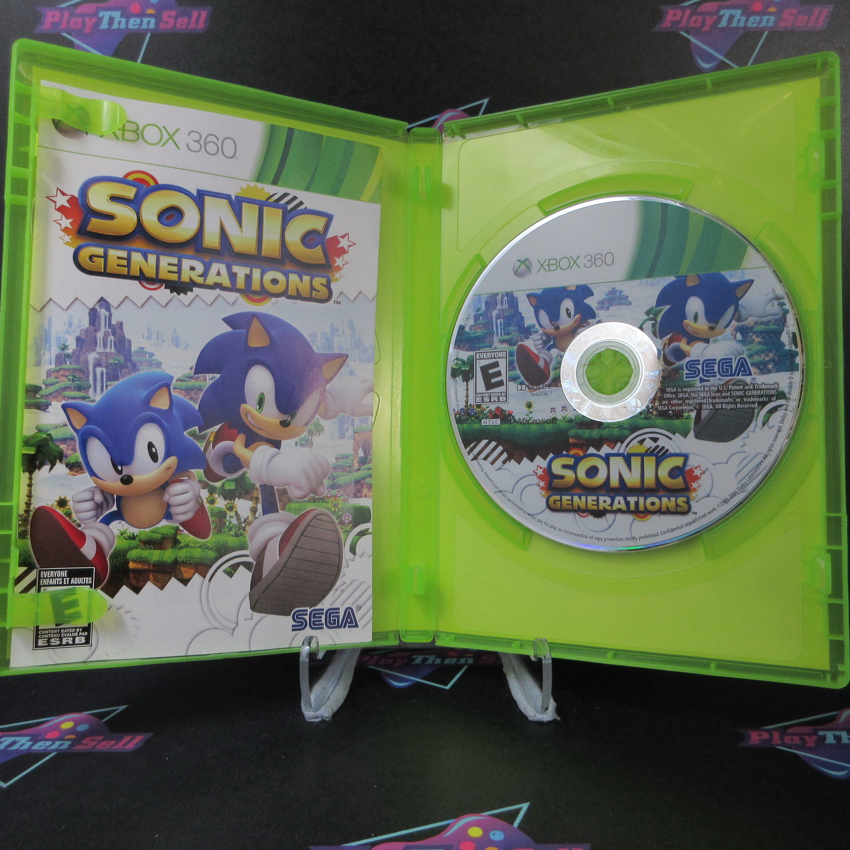 Sega Sonic Generations Xbox 360 AD Complete CIB - Very Good