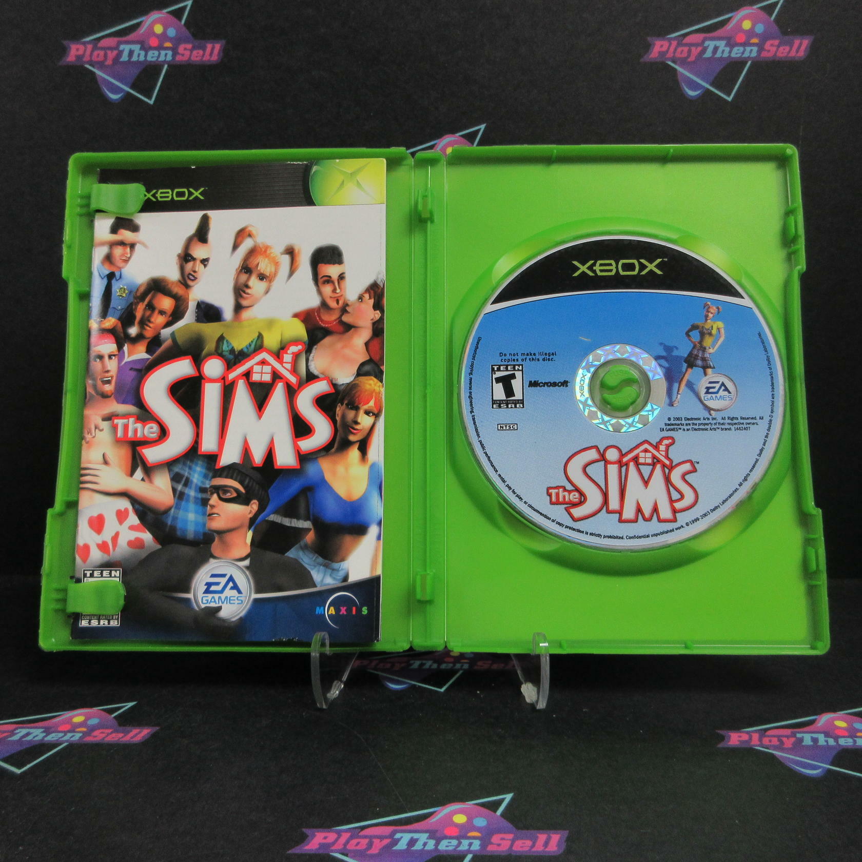 The Sims Xbox AD Complete CIB - Very Good