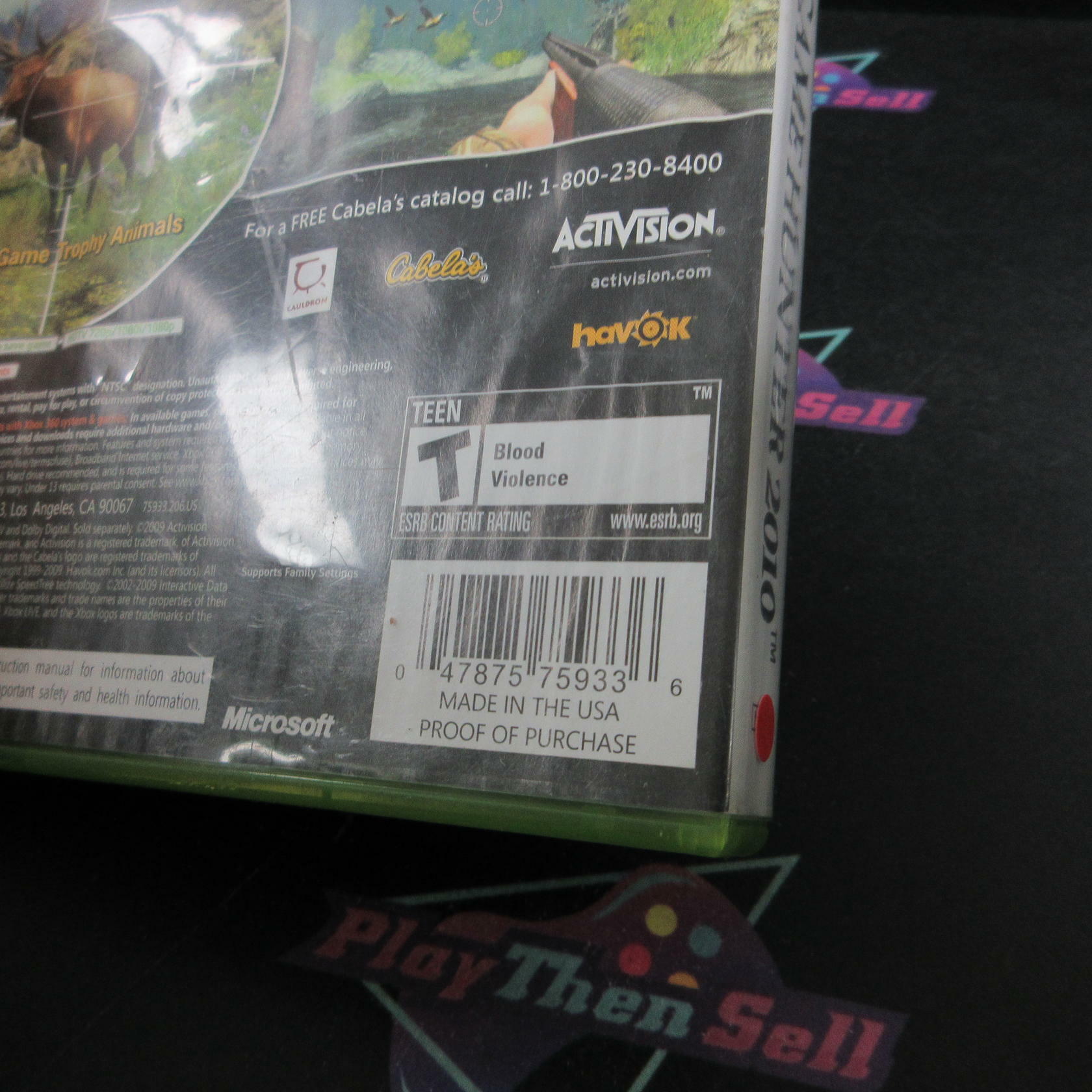 Cabela's Big Game Hunter 2010 Xbox 360 AD Complete CIB - Very Good