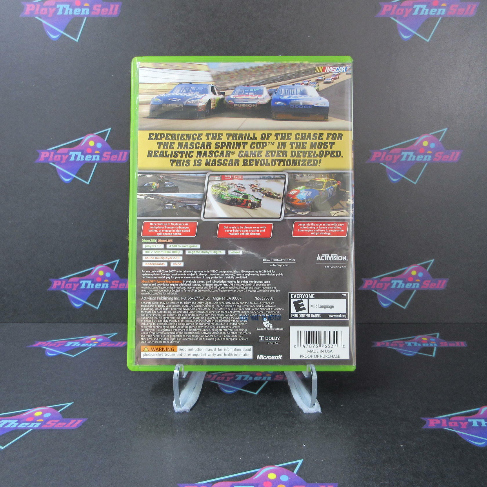 NASCAR The Game 2011 Xbox 360 AD/NM - Very Good