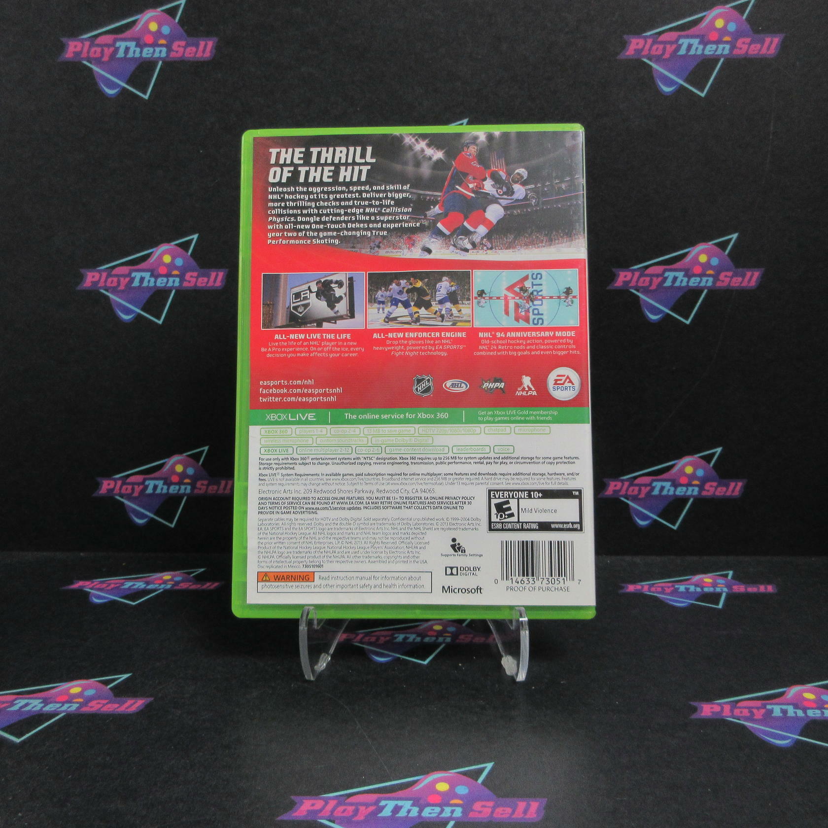 NHL 14 Xbox 360 AD Complete CIB - Very Good