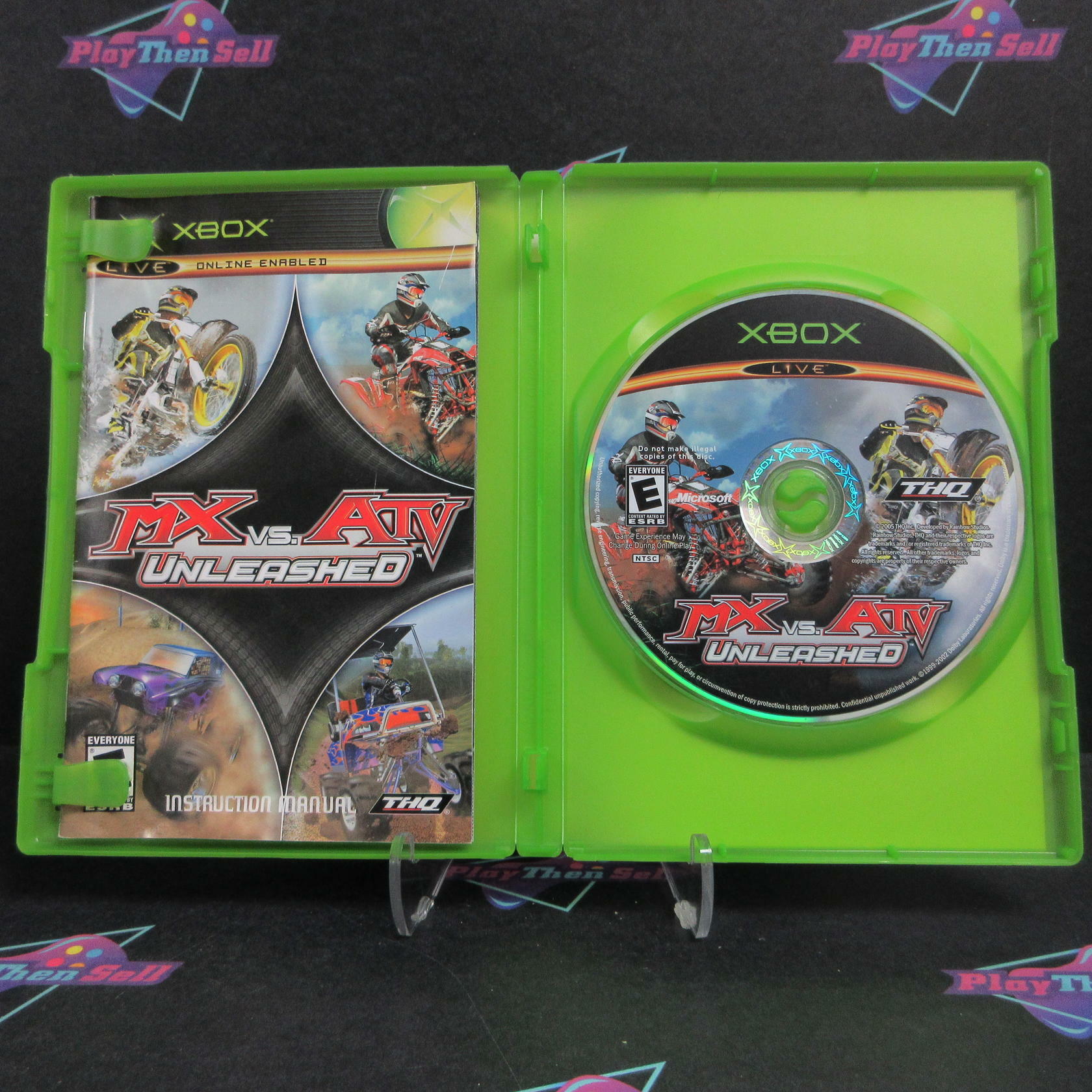 MX vs ATV Unleashed Xbox AD Complete CIB - Very Good
