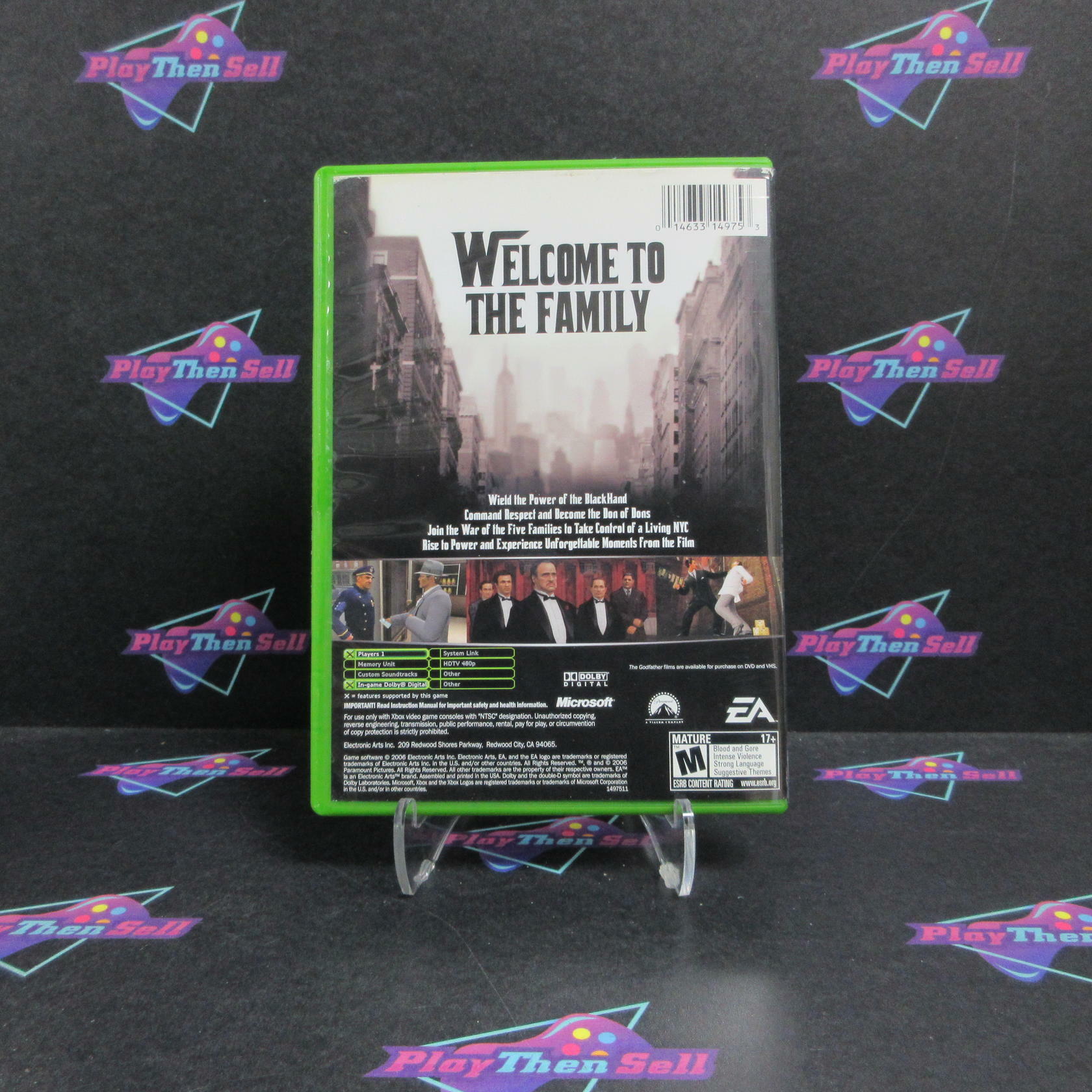 The Godfather The Game Xbox AD/DD Complete CIB - Very Good