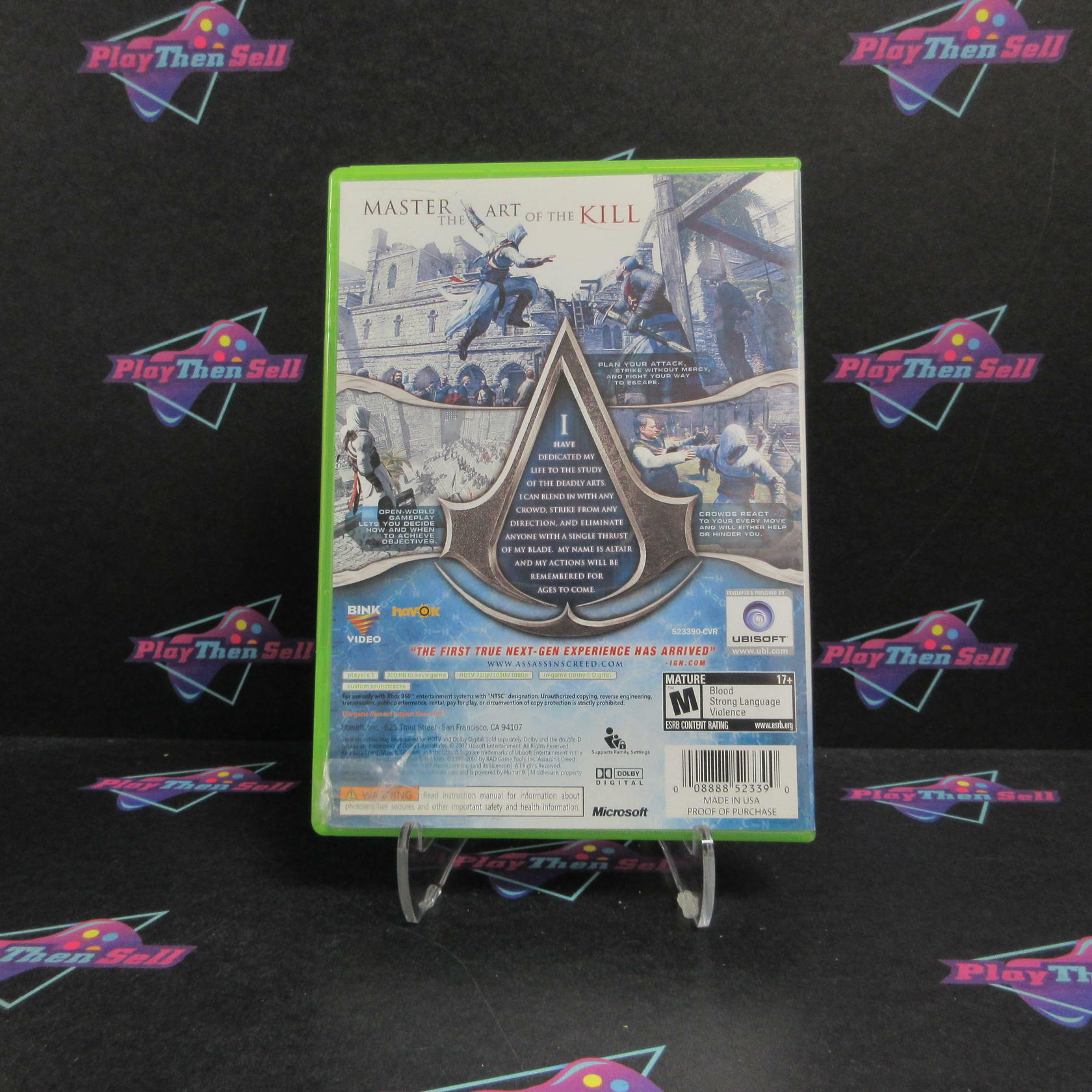 Assassin's Creed Xbox 360 AD/DD/NM - Very Good