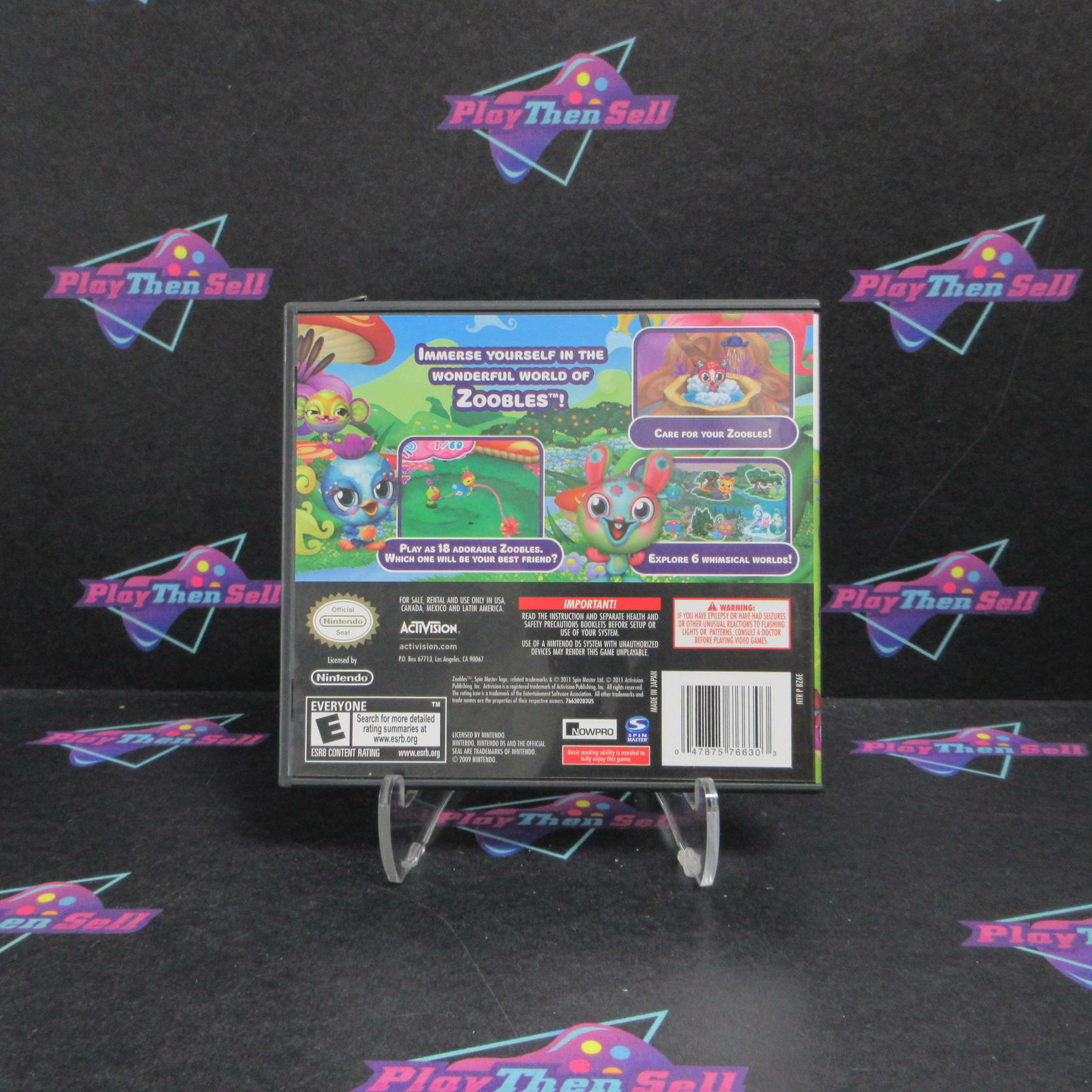 Zoobles Nintendo DS CS Complete CIB - Very Good