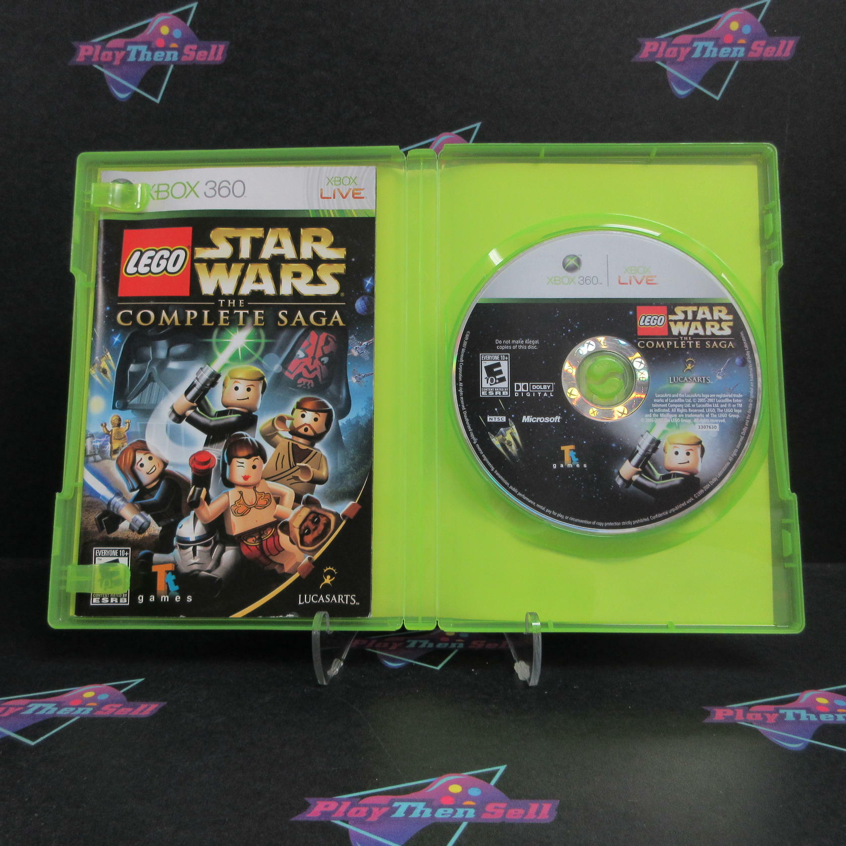 Lego Star Wars The Complete Saga Xbox 360 AD Complete CIB - Very Good