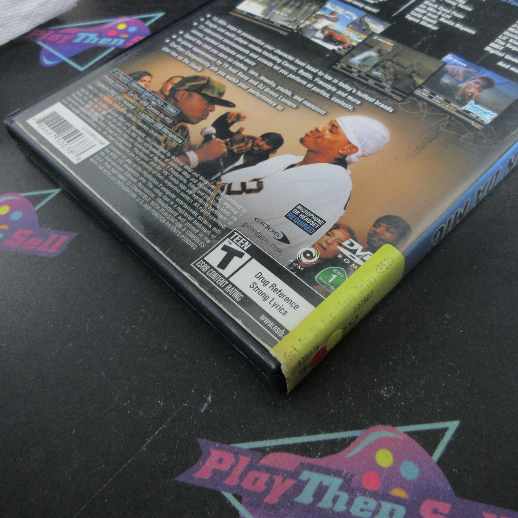 Get On Da Mic PS2 PlayStation 2 AD + Reg Card Complete CIB - Very Good