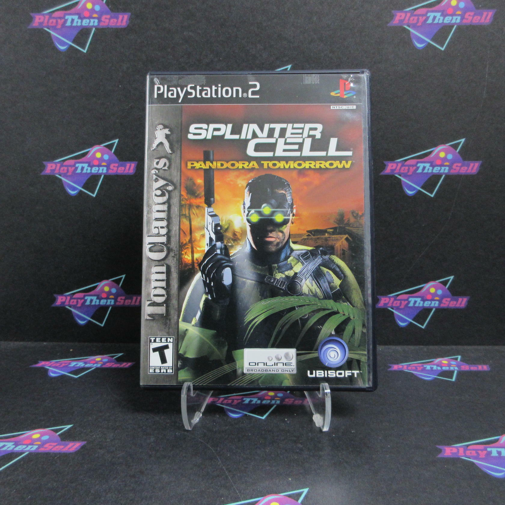Splinter Cell Pandora Tomorrow PS2 PlayStation 2 DD CIB - Very Good