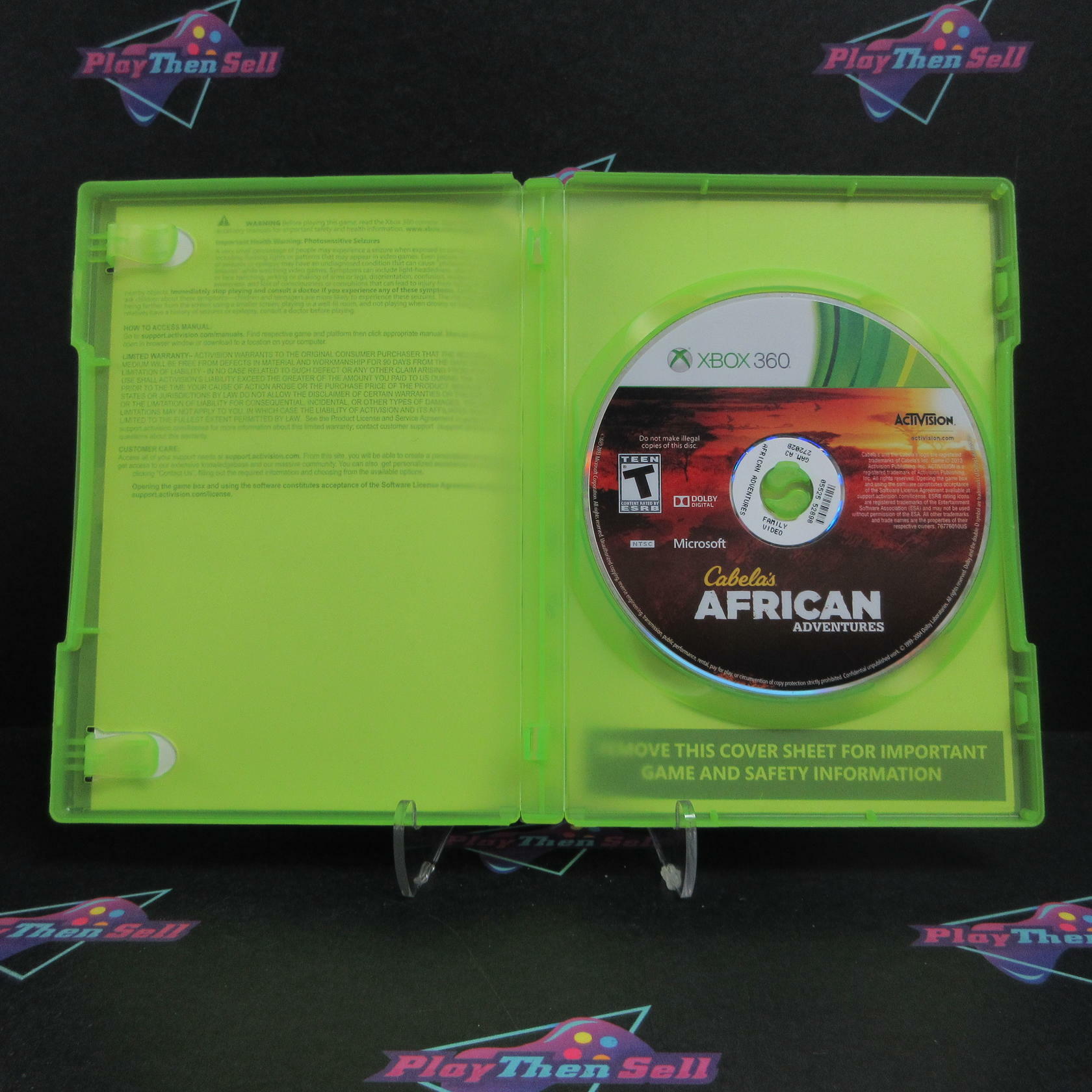 Cabela's African Adventures Xbox 360 AD/DD Complete CIB - Very Good