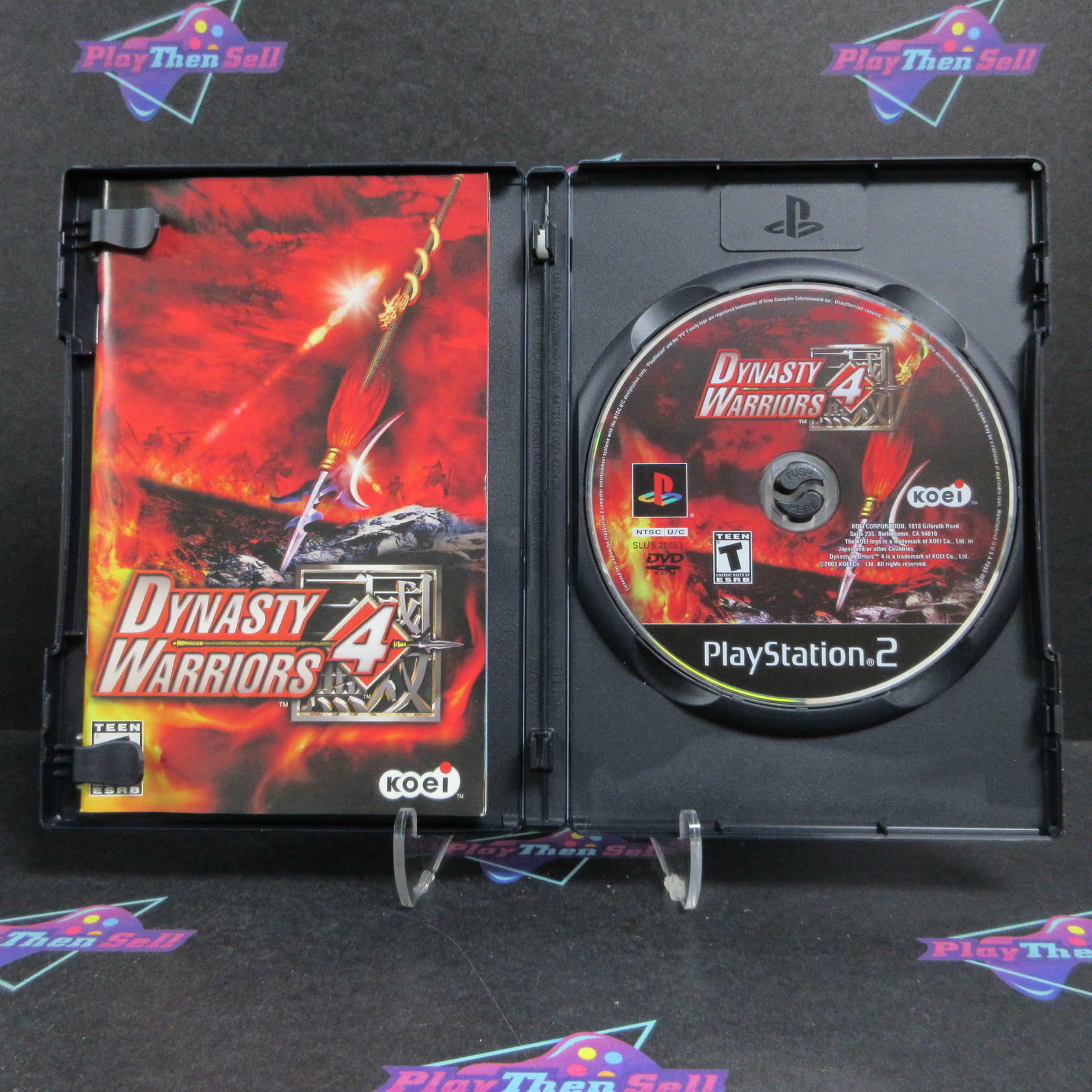 Dynasty Warriors 4 PS2 PlayStation 2 + Reg Card Complete - Excellent
