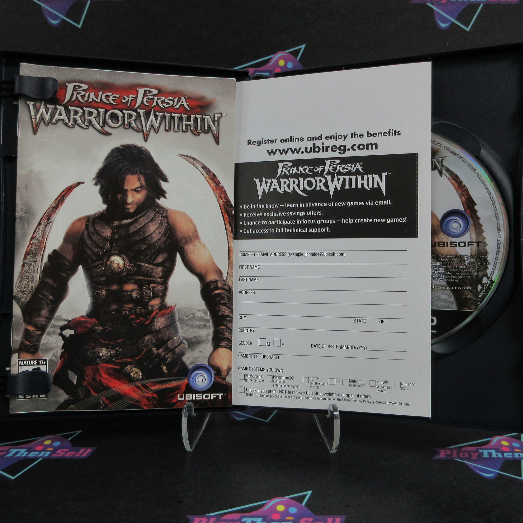 Prince of Persia Warrior Within PS2 PlayStation 2 + Reg Card - Like New
