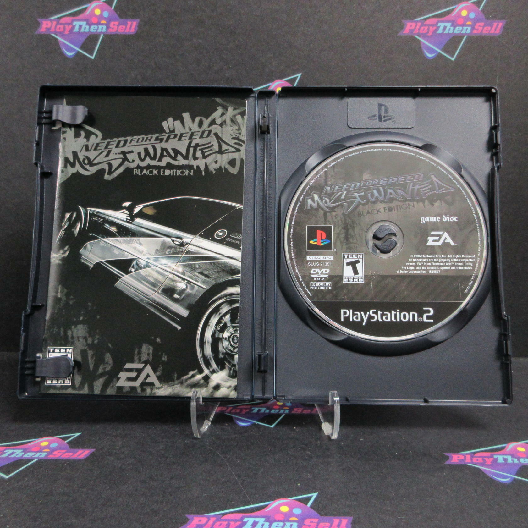 Need for Speed Most Wanted Black Edition PS2 + Bonus Disc Complete - Excellent
