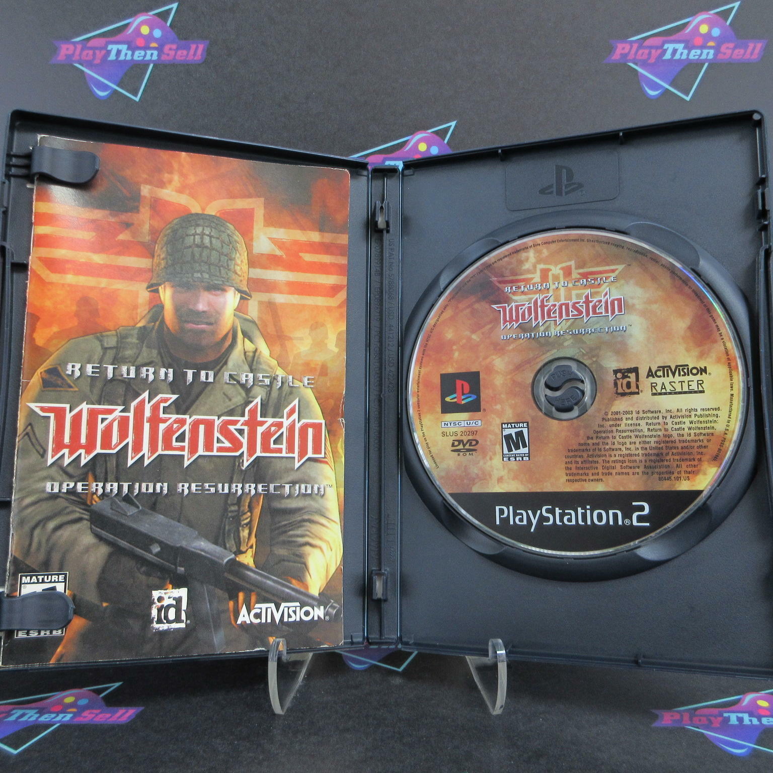 Return to Castle Wolfenstein Operation Resurrection PS2 + Reg CIB - Excellent